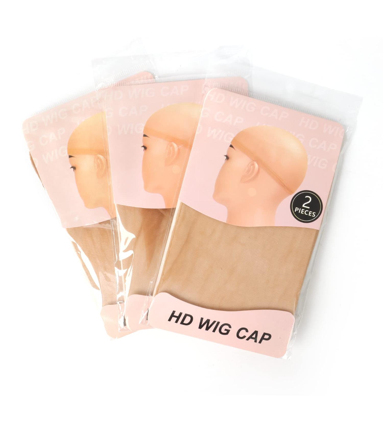 Wig Caps for Women HD Wig Cap for Lace Front Wig Bald Cap for Wigs Stocking Caps for Wigs (6pcs) - Buy Online on GoSupps.com