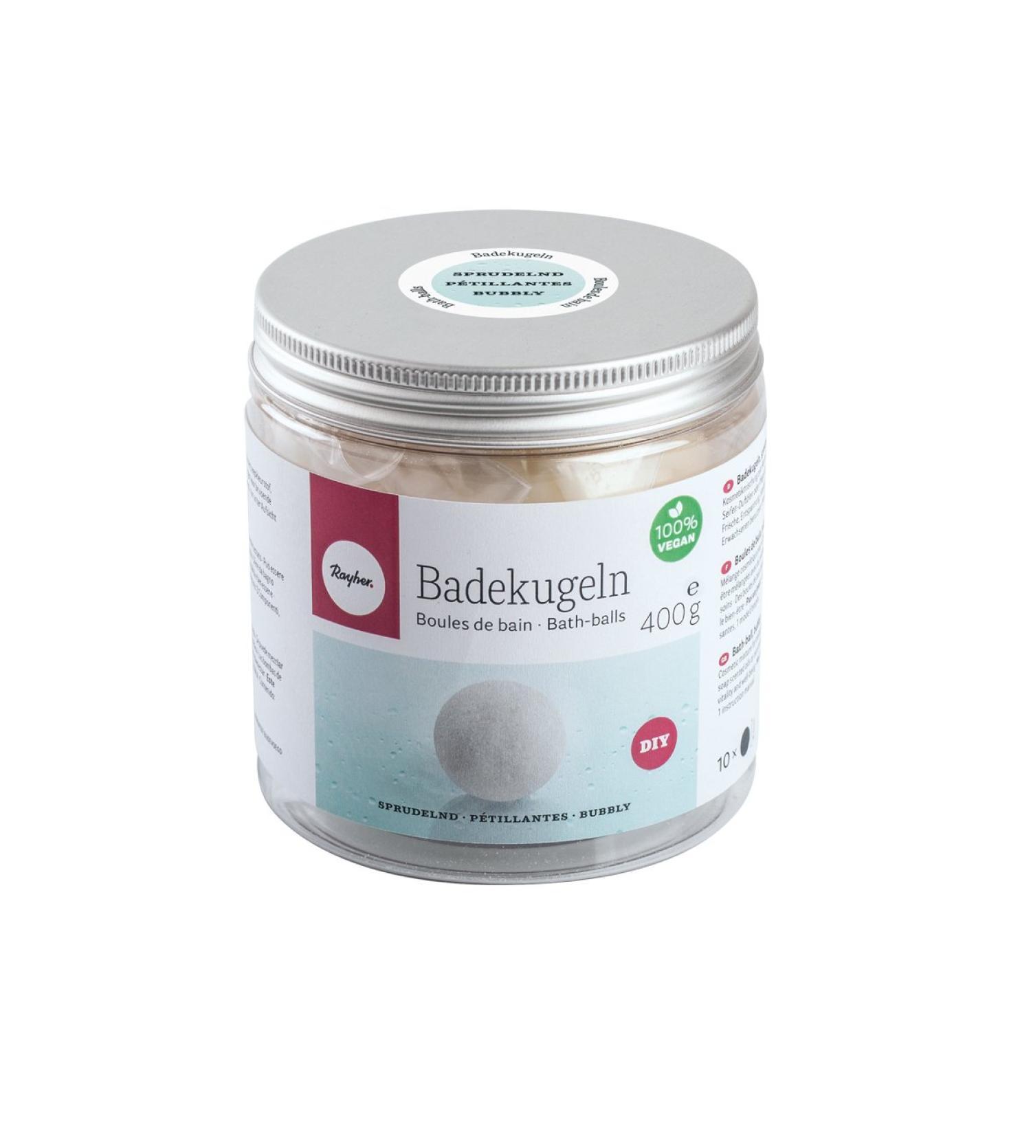 Rayher DIY Bath Bomb Set - Fizzy Cosmetic Wax Mixture (400g) | pH 6 | International Shipping - Buy Online on GoSupps.com