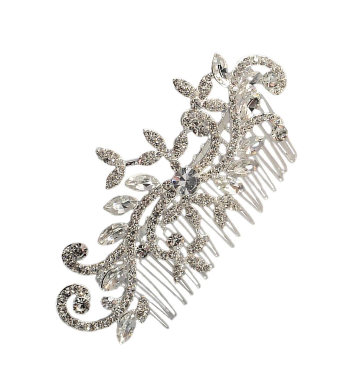 MAGICLULU Wedding Hair Clips for Brides Wedding Hair Comb Wedding Hair Accessories Gold Decor Wedding Decor Hair Combs for Women Accessories Rhinestone Hair Combs Hair Side Comb - Buy Online on GoSupps.com