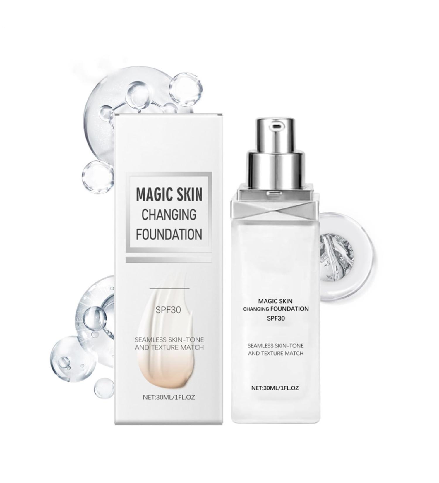 Color Changing Foundation MakeupColor Changing Foundation for Mature Skin SPF 30 Concealer Moisturizing Covering Cream Tone Correcting Base For A Natural Look For Fri - Buy Online on GoSupps.com