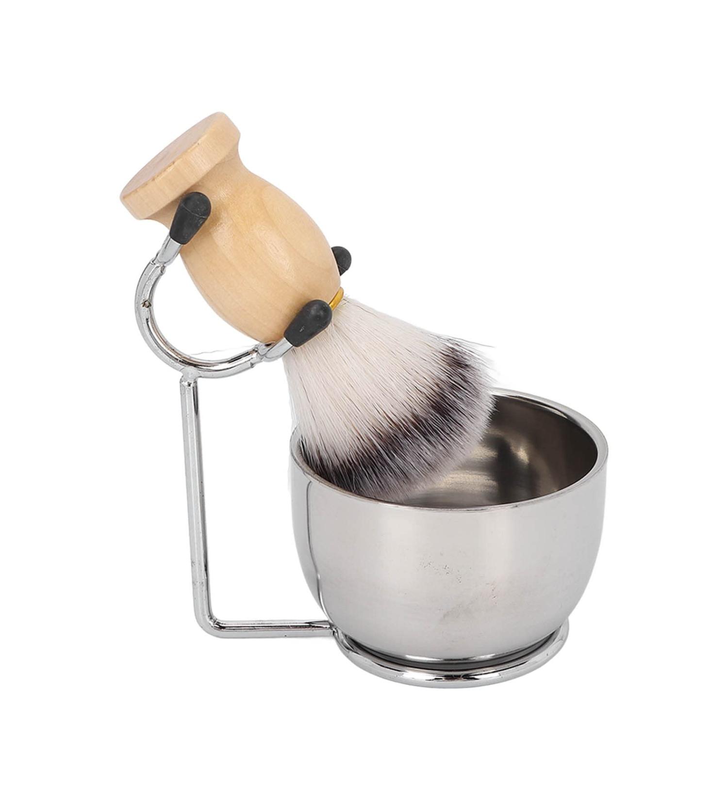 Premium Stainless Steel Razor Brush Set | International Shipping Available - Buy Online on GoSupps.com