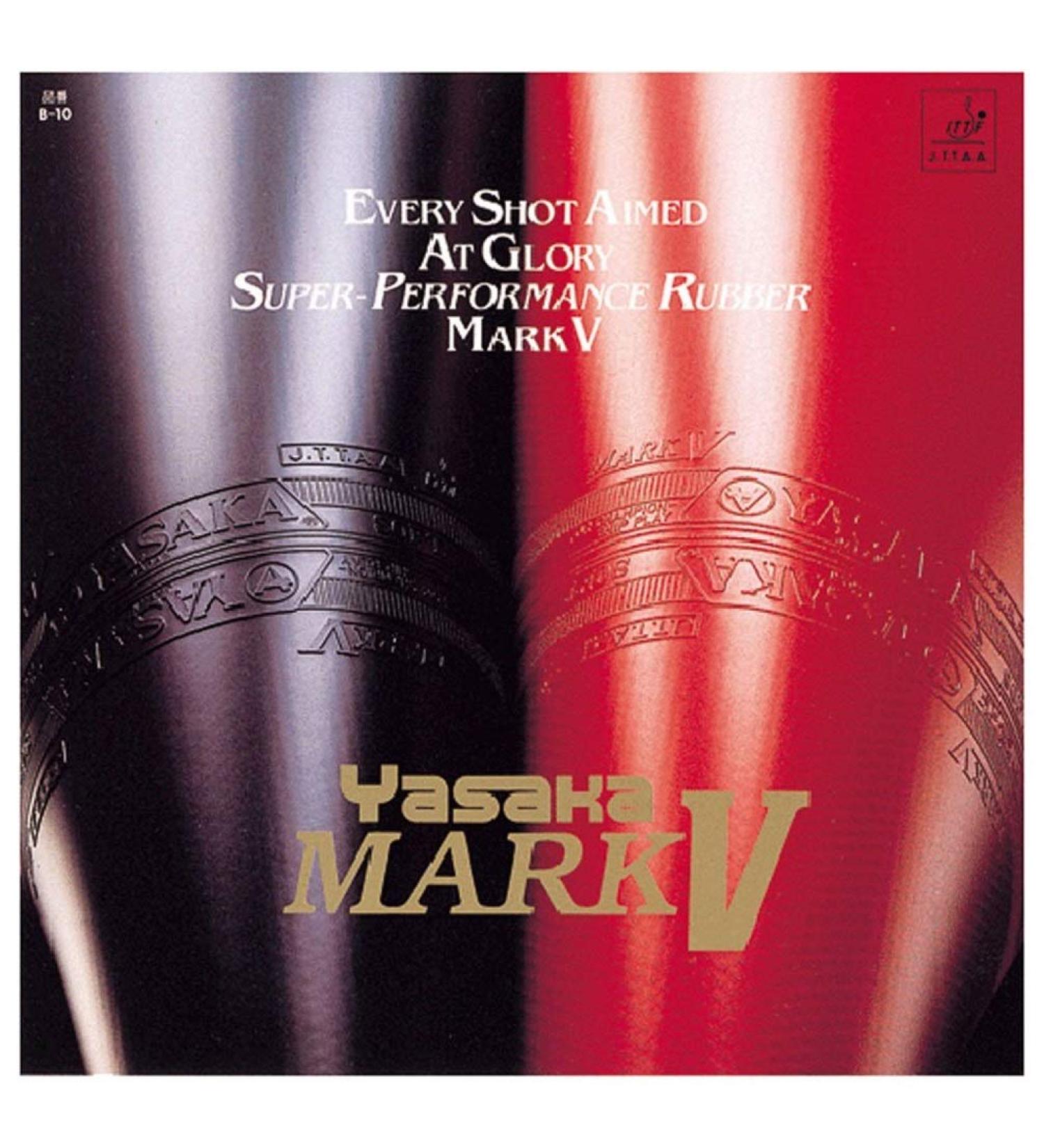 YASAKA Mark V Table Tennis Rubber Black 1.8mm - Buy Online on GoSupps.com