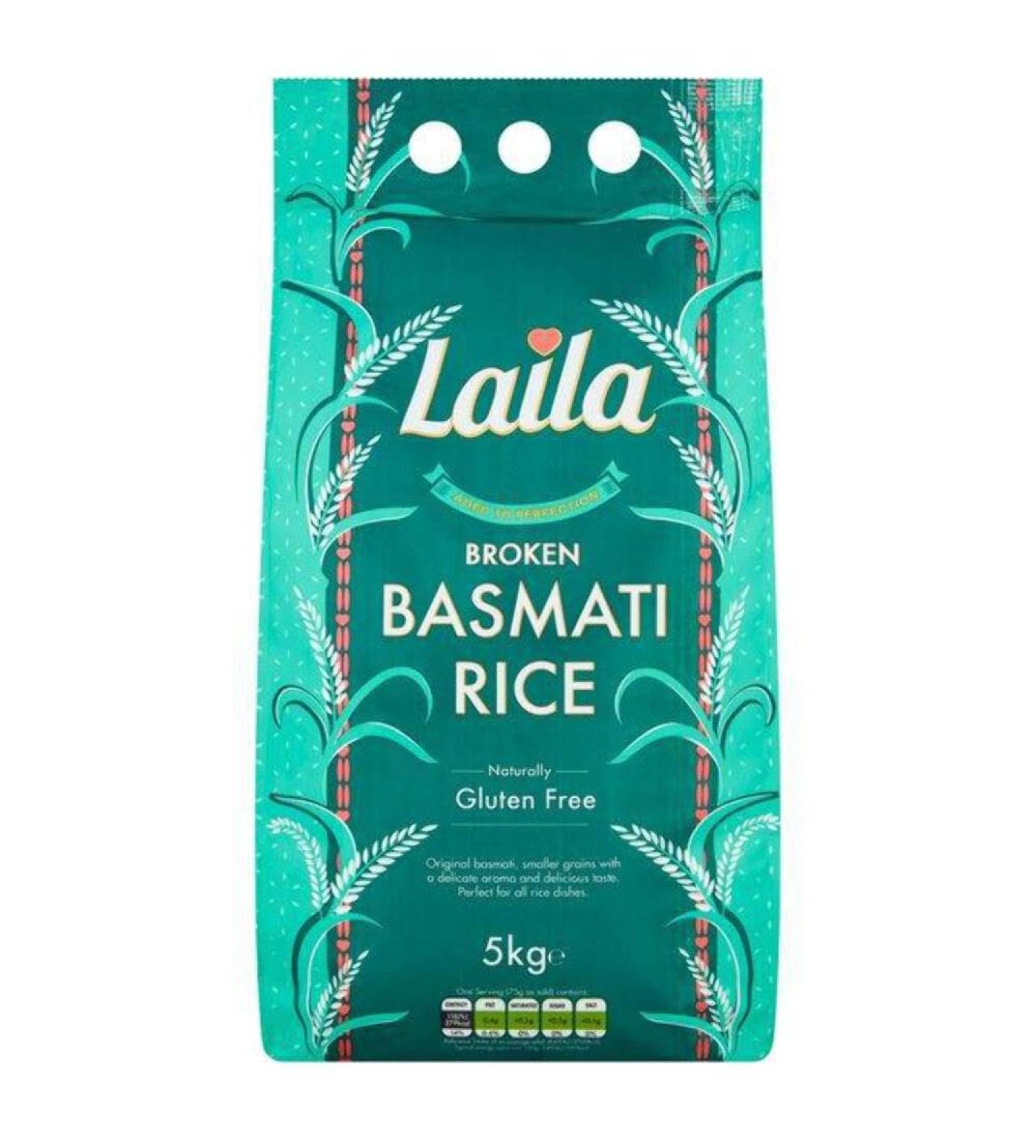 MASLaila Broken Basmati Rice 5kg Box of 1-Fd