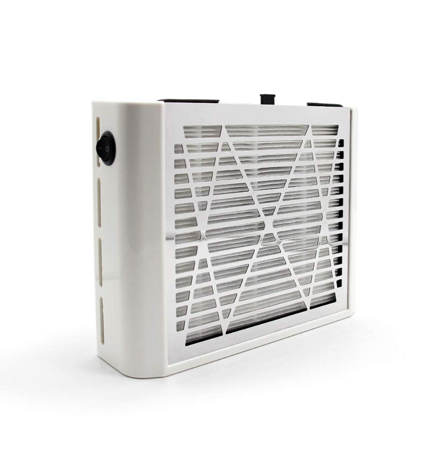 Powerful White Nail Dust Collector for Acrylic Nails by AONOLOVO - Manicure Tool with Suction Fan - Buy Online on GoSupps.com