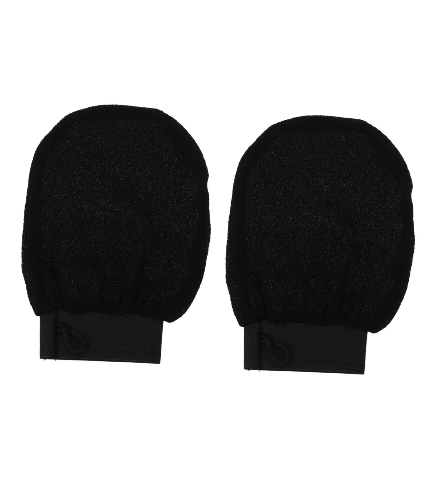 SOIMISS Moufles Exfoliants De Bain Double Face Noirs Taille Unique Gommage Corporel Massage Pour Peau S che Et Grasse Usage Quotidien - Buy Online on GoSupps.com