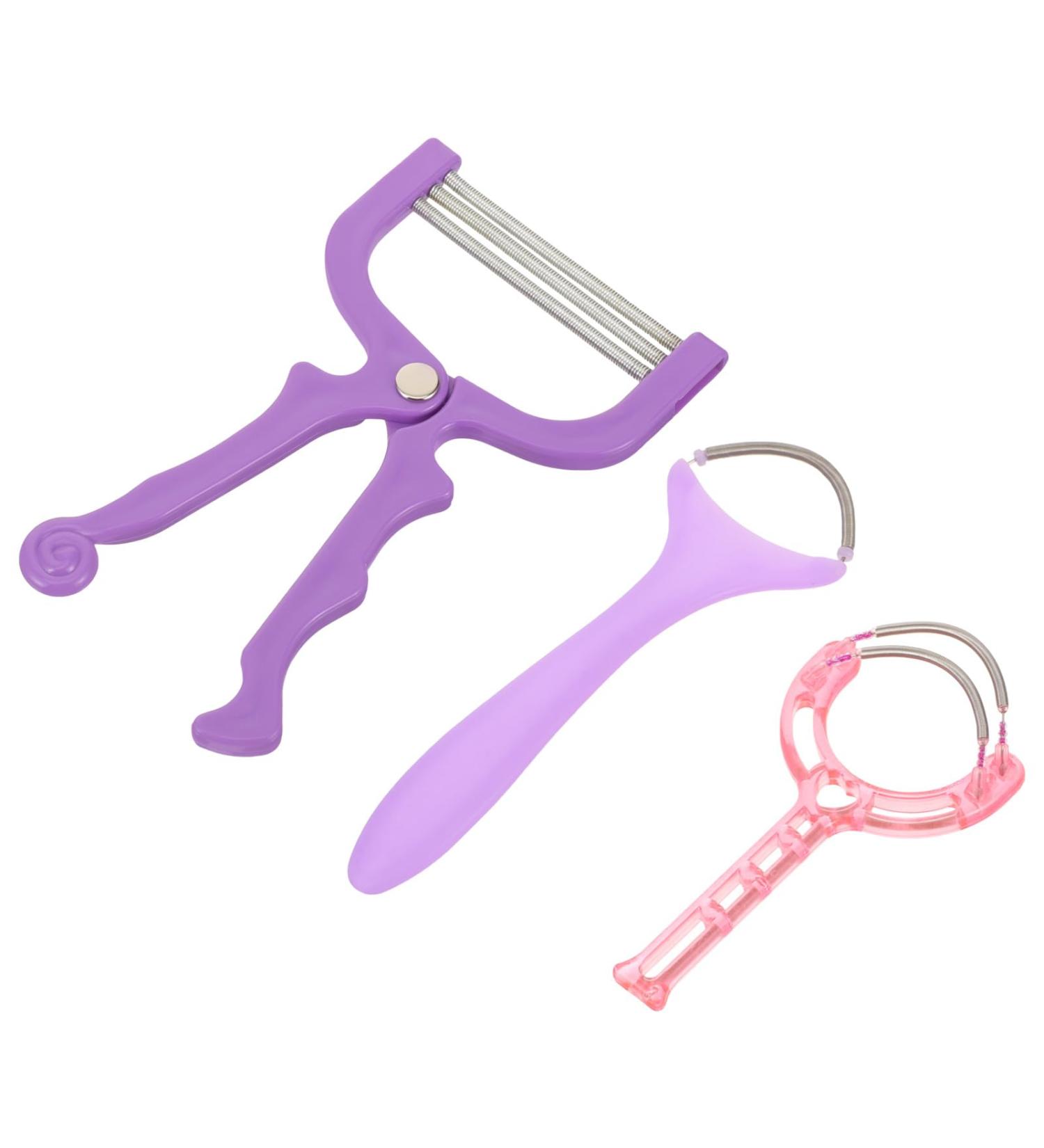 Hohopeti pilateur Facial Manuel Ressort Lot de 3 Pi ces pour pilation Pr cise du Visage L vres et Menton Portable L ger Usage Professionnel pilateur Nettoyant Couleur Al atoire - Buy Online on GoSupps.com