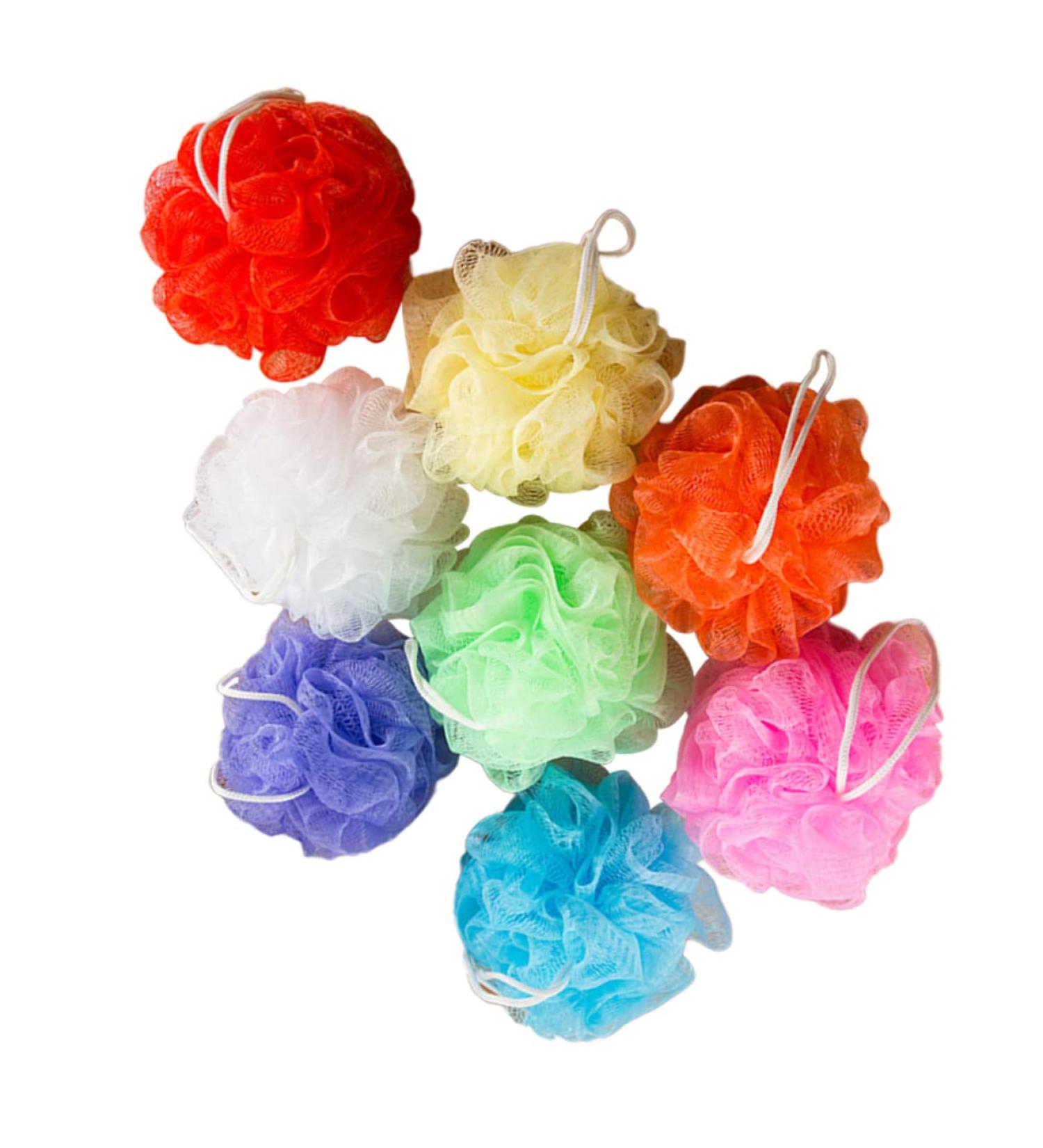 Shop NOLITOY 16pcs Shower Loofah & Bathing Accessories | Body Scrubber Mesh Bath Sponge & Back Scrubber for a Luxurious Clean - Buy Online on GoSupps.com