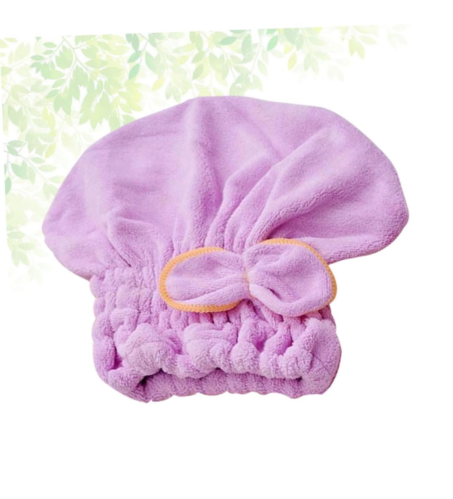 HAPINARY Shower Cap Hair Handkerchiefs for Women Drawstring Cosmetic Pouch Elastic Shower Womens Bandana Quick Dry Bath Towel Bathing Accessories Hair Towel Tool Take a Bath Hijab Miss Violet M - Buy Online on GoSupps.com