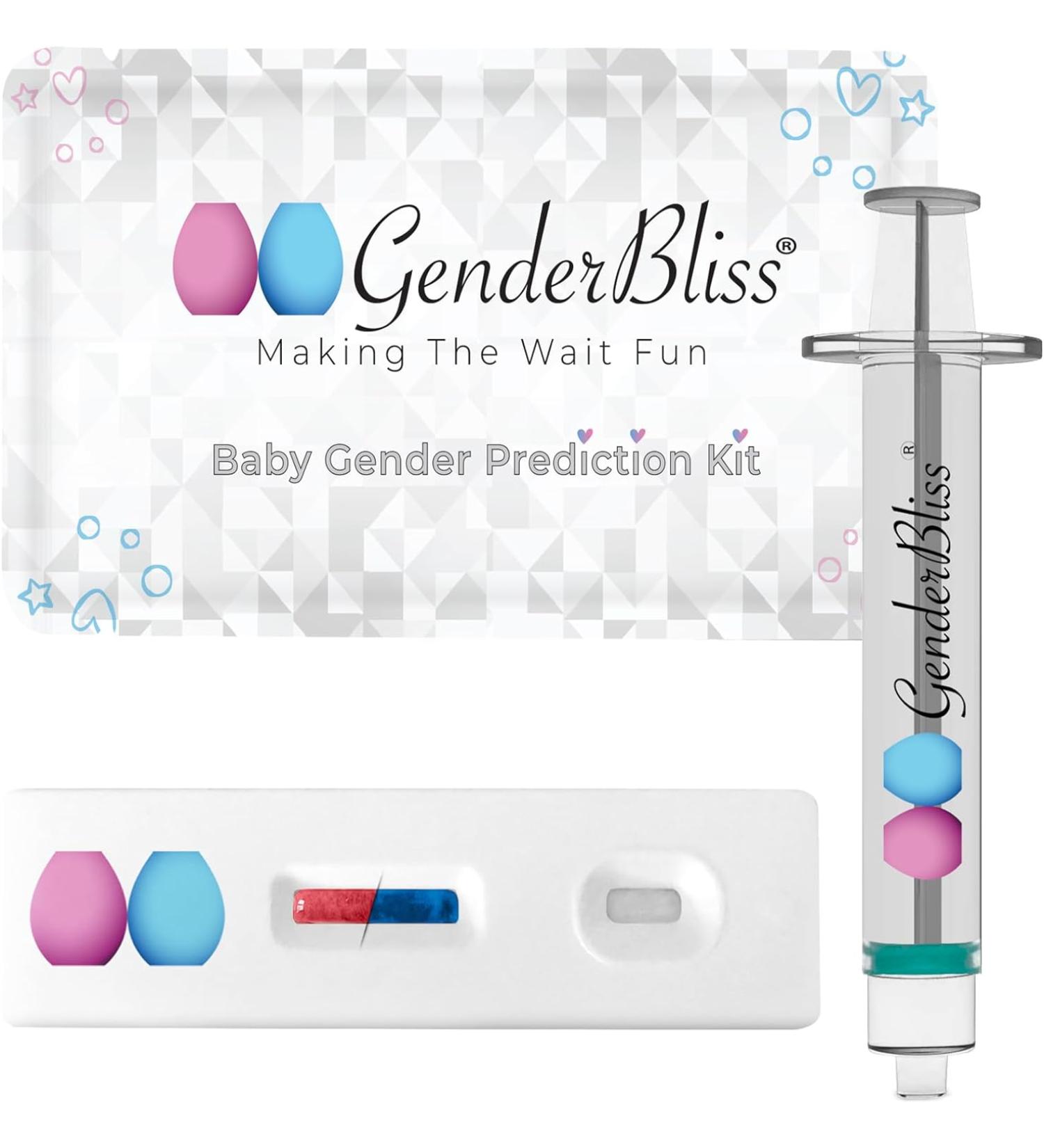 GenderBliss® Gender Prediction Test - Reveal if Your Baby is a boy or Girl from 5 Weeks - Instant Results Early Pregnancy Kit. - Buy Online on GoSupps.com