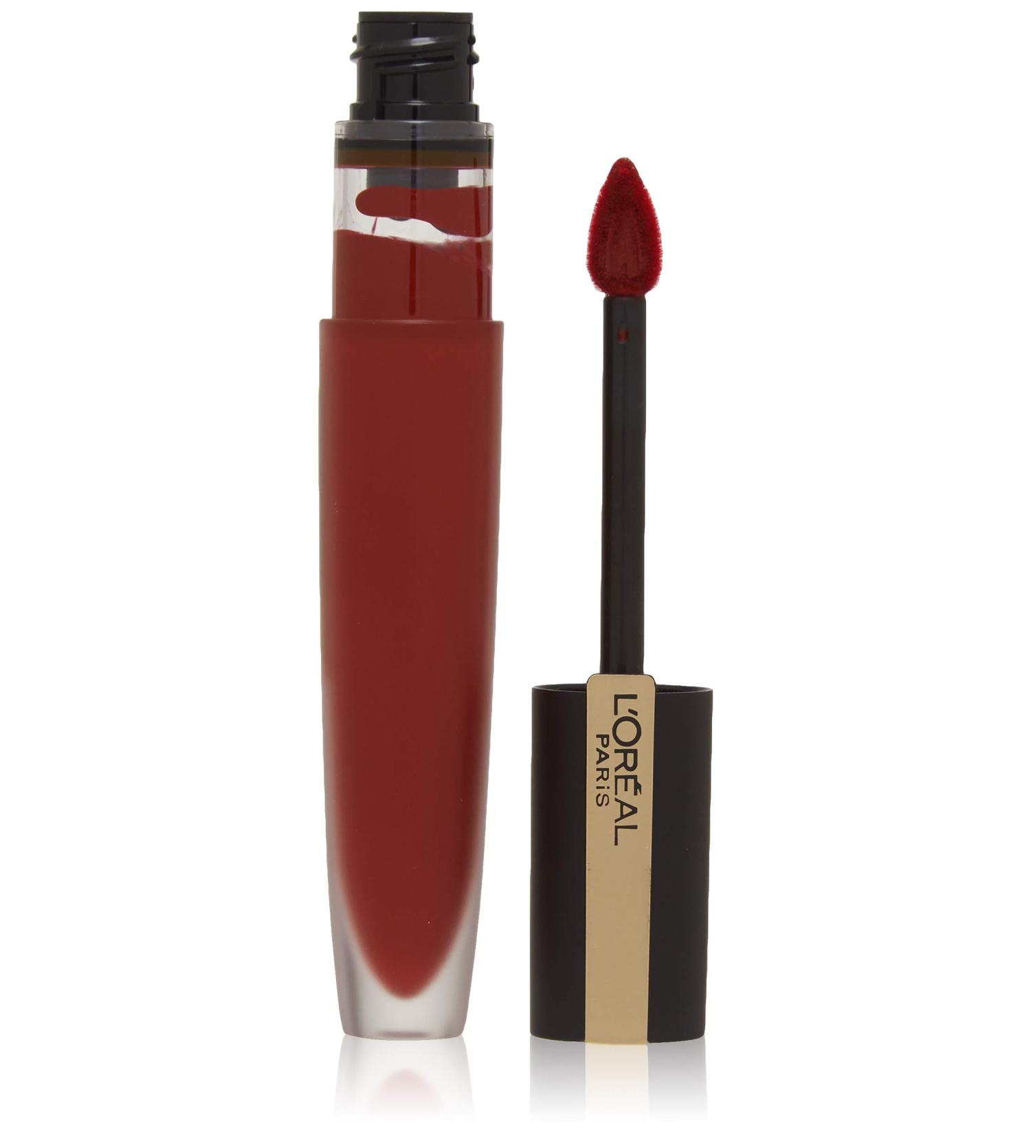 L'Oreal Paris Rouge Signature Matte Lip Stain - Empowered | Long-Lasting Lip Color - Buy Online on GoSupps.com