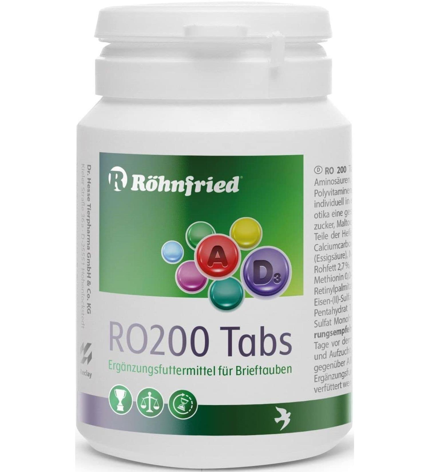 R hnfried RO 200 Tabs - Conditioning tablets with amino acids for pigeons (50 g)