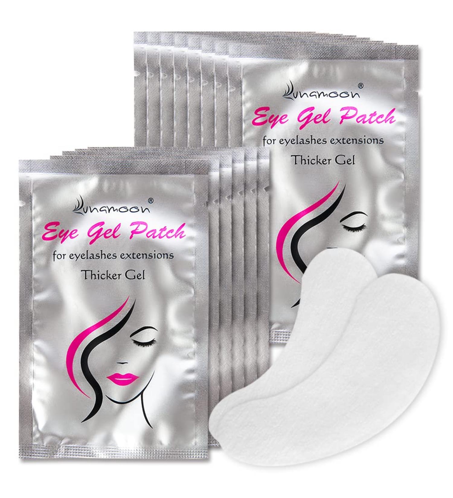 Lunamoon Eye Pads for Eyelash Extensions - 100 Pairs Eyelash Coloring & Lifting Gel Patches for Perfect Extensions - Buy Online on GoSupps.com