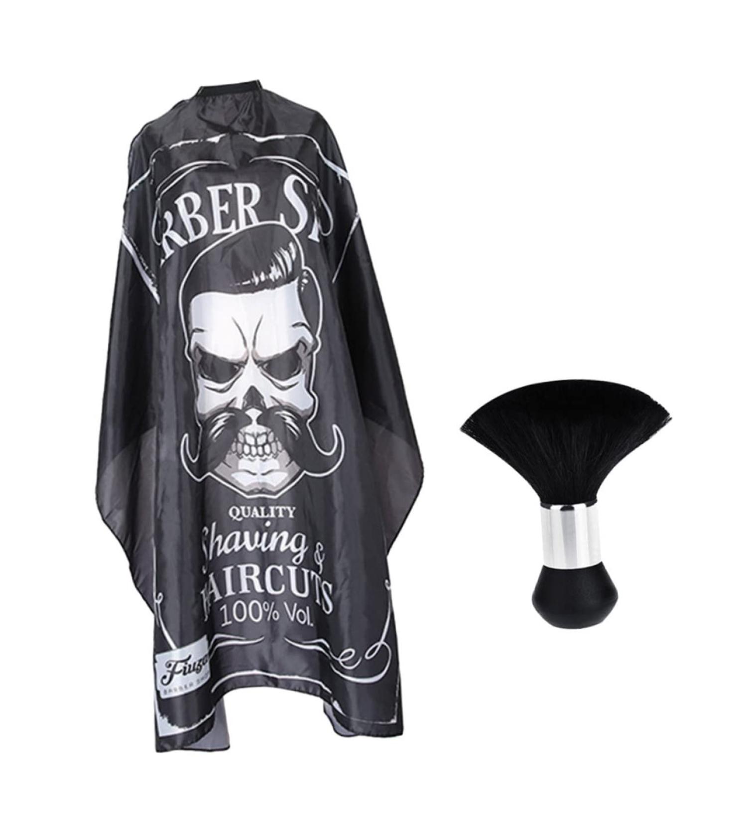 Buy Barber Cloth Set - Haircut Cape & Neck Protector for Men | Compact Hair Cutting Accessories - Buy Online on GoSupps.com