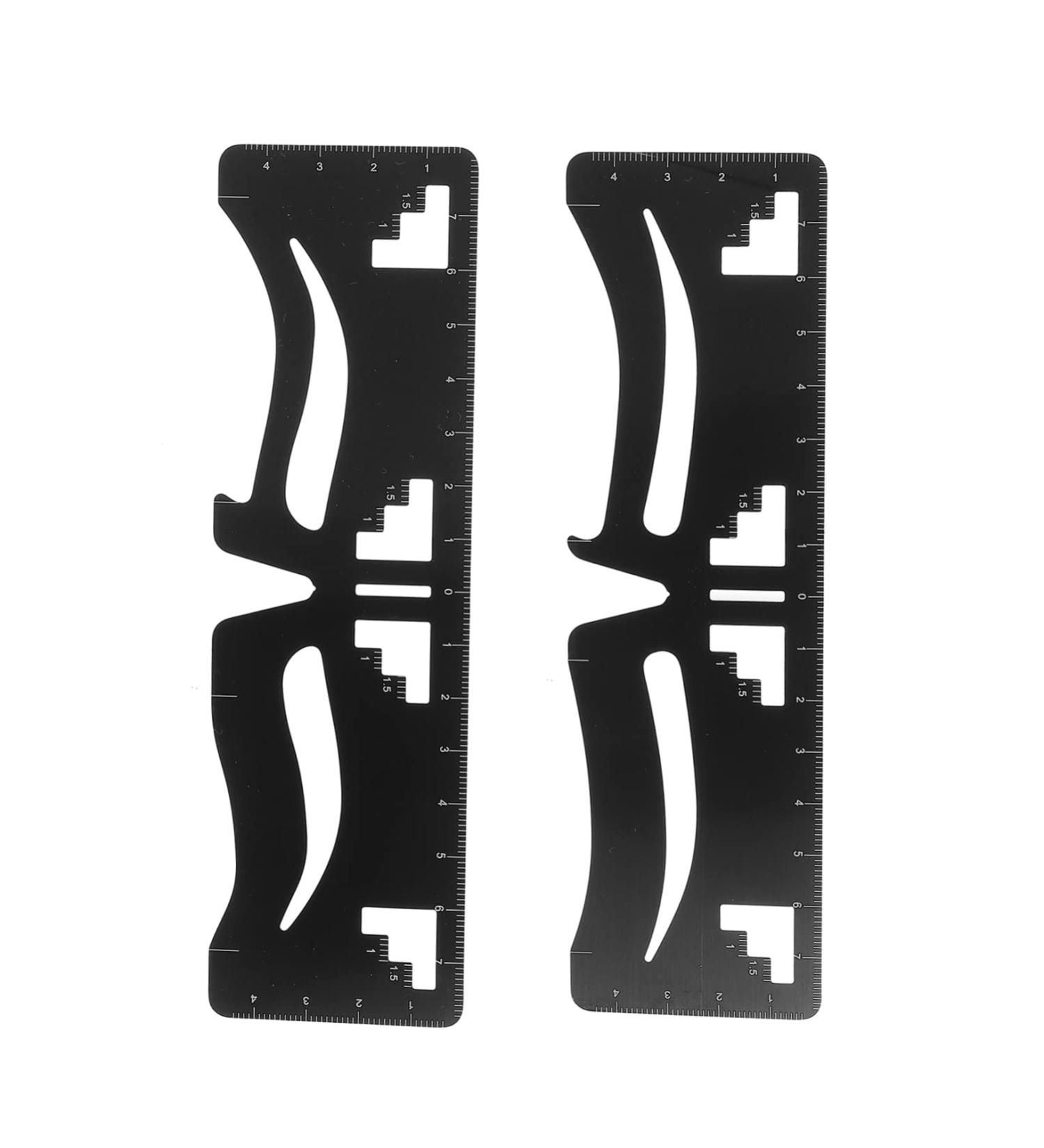 Beavorty Eyebrow Stencil Kit 4 pcs Permanent Template Shaping Stencils Brow Black Supplies Shape Balance Tools Stencil Makeup 1 count (Pack of 1) Blackx2pcs - Buy Online on GoSupps.com
