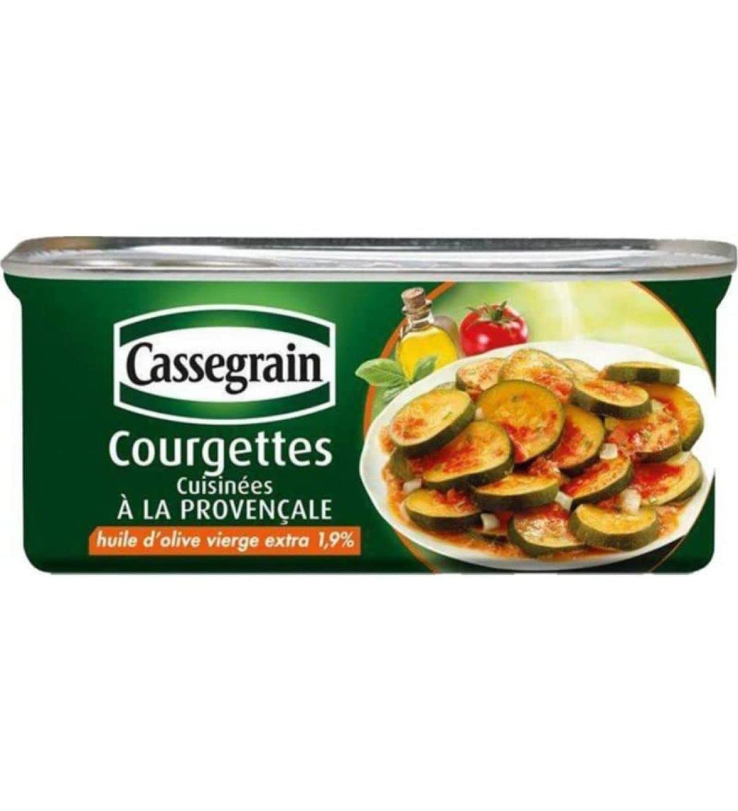 Cassegrain Courgettes cuisin es la Proven ale - La bo te de 185g