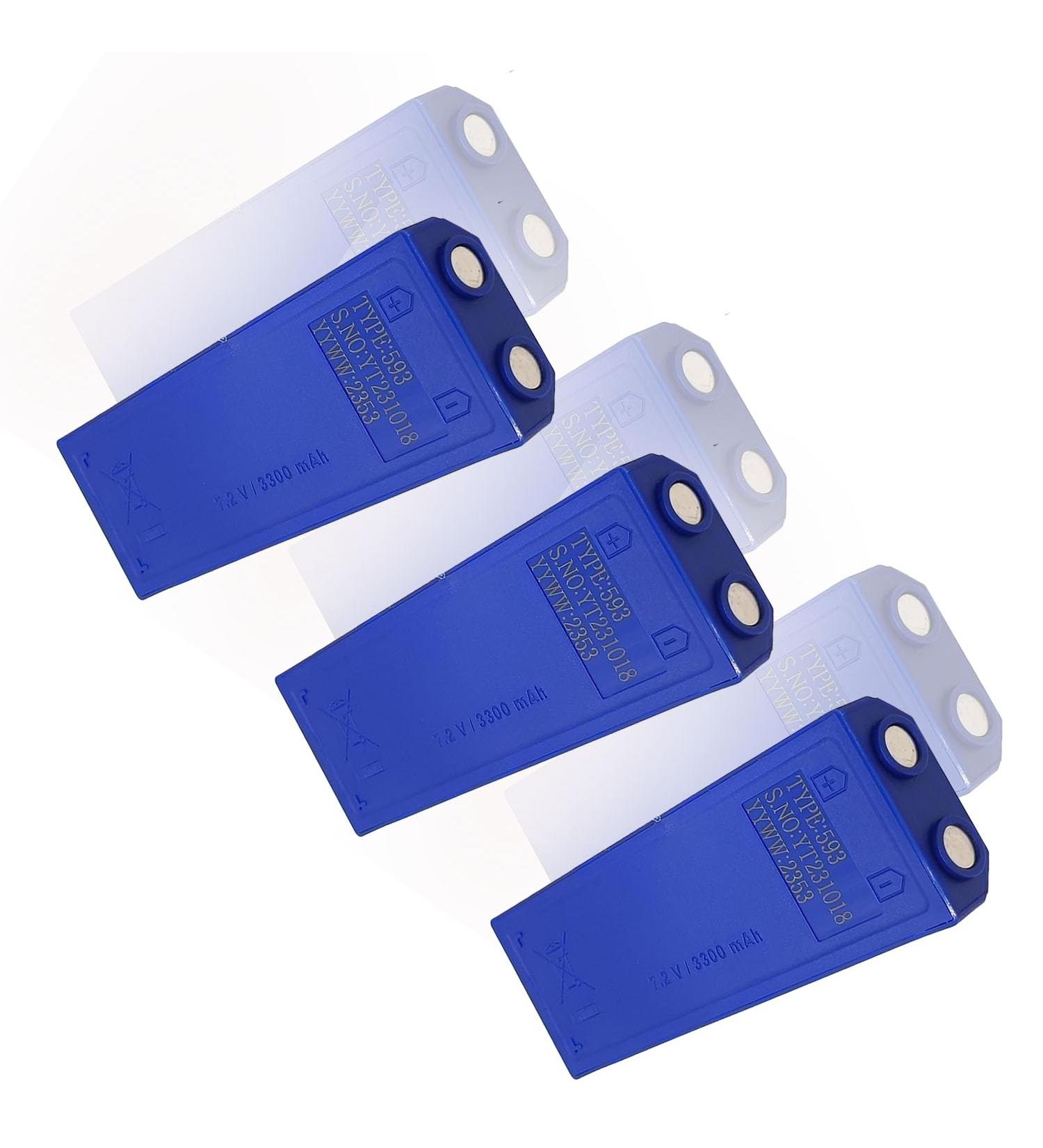 Buy 3-Pack 7.2V Scanreco 593 Battery - 3300mAh Rechargeable GP222101 NIMH for Scanreco 593/592/590/960 - International Shipping Available - Buy Online on GoSupps.com