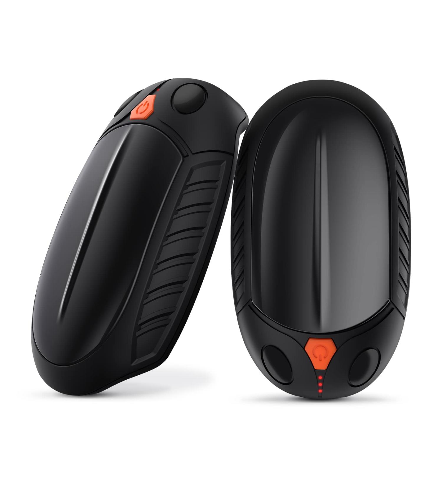 Hand Warmers Rechargeable, 2 in 1 Electric Handwarmers with 12Hrs Long Heating, Quick Charge Portable Pocket Hand Warmer Great Gift for Christmas Outdoors, Hunting, Golf, Camping Black - Buy Online on GoSupps.com