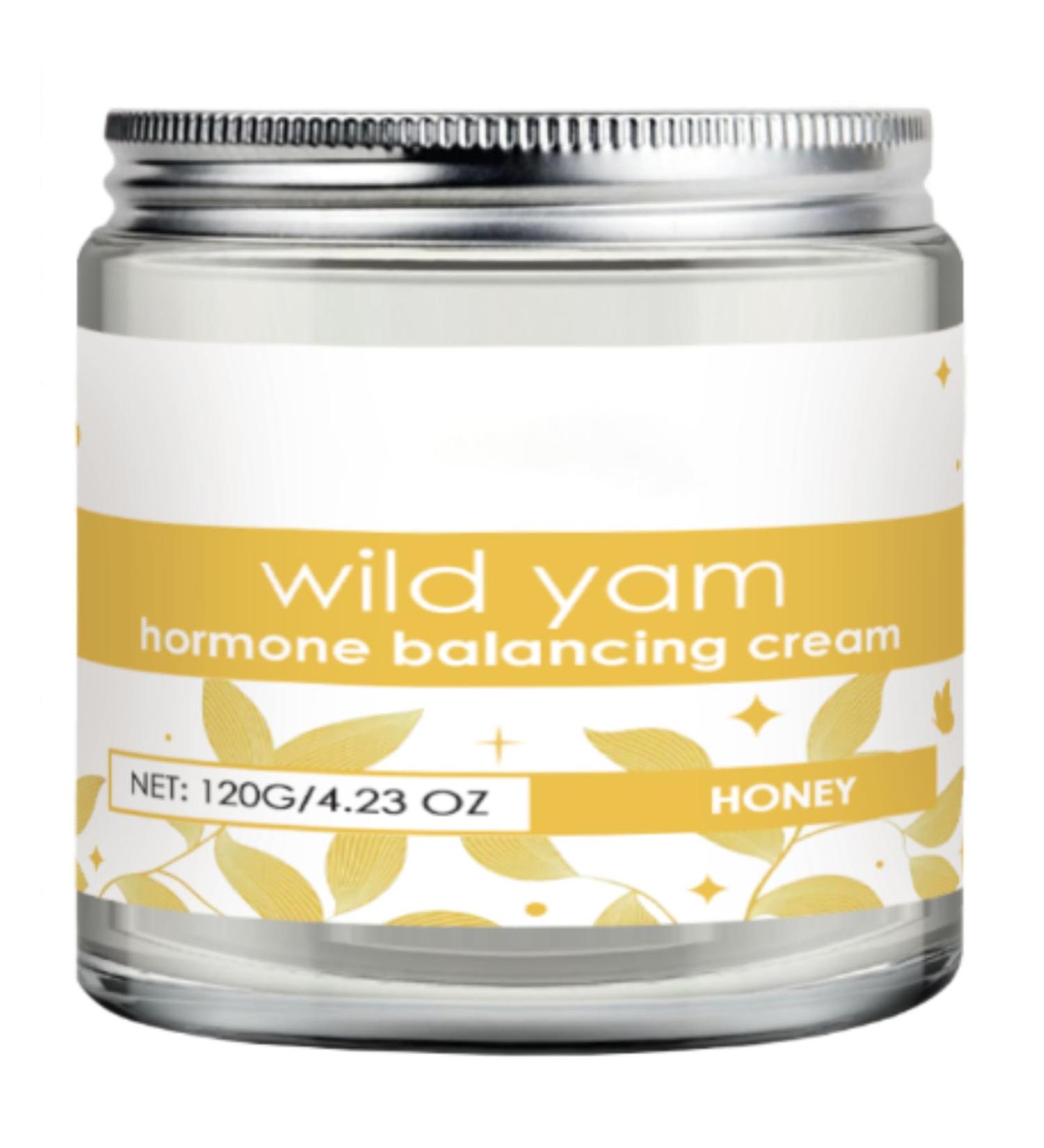 Wild Yam Cream Hormone Balance Organic Hormone Balancing Cream with Honey Aloe Coconut 120g - Buy Online on GoSupps.com