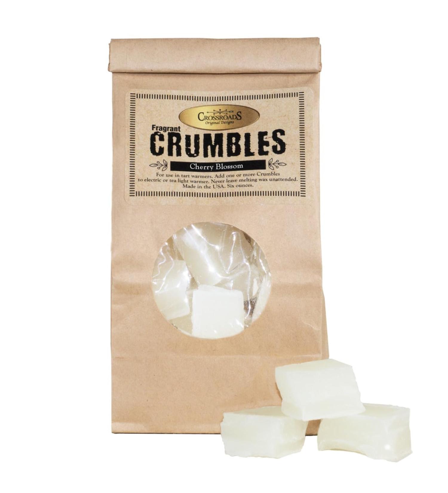 CROSSROADS Original Designs Cherry Blossom Wax Crumbles 6 Oz Bag Home Fragrance