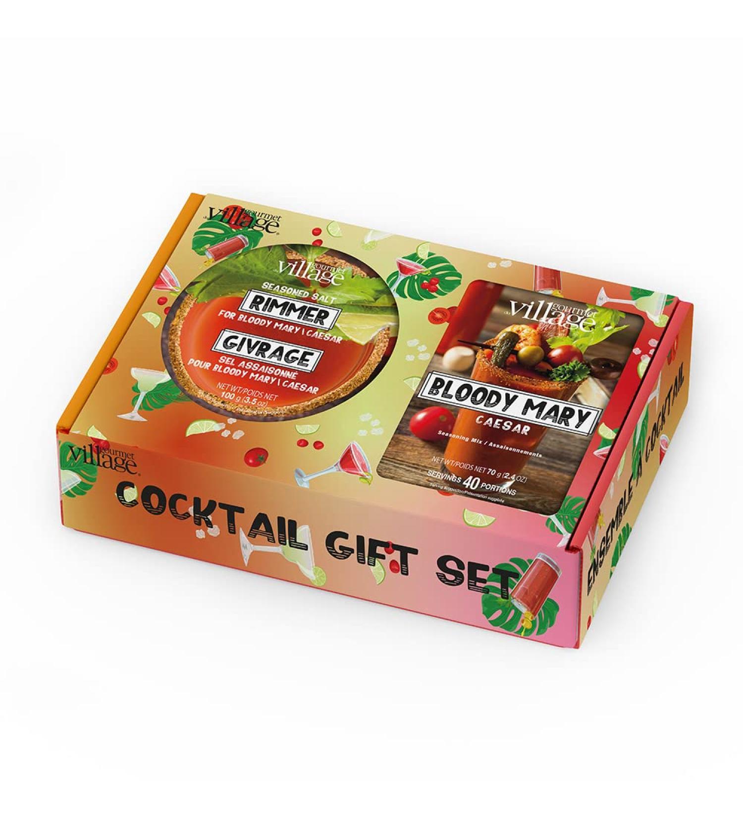 Gourmet du Village Bloody Mary Gift Set- Drink Mix & Rimmer - Buy Online on GoSupps.com