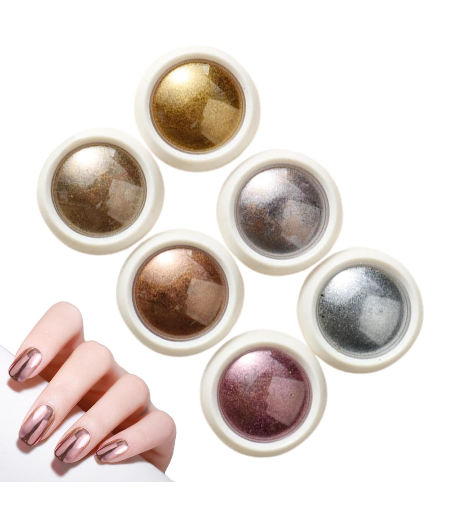 Ensemble de poudre chrom pour 6 couleurs scintillantes pour ongles chrom s | Girls Mirror Effect Pigment d'ongles Poussi re Ongles Brillant Pour Festival Rendez-vous Maquillage Halloween 01 - Buy Online on GoSupps.com