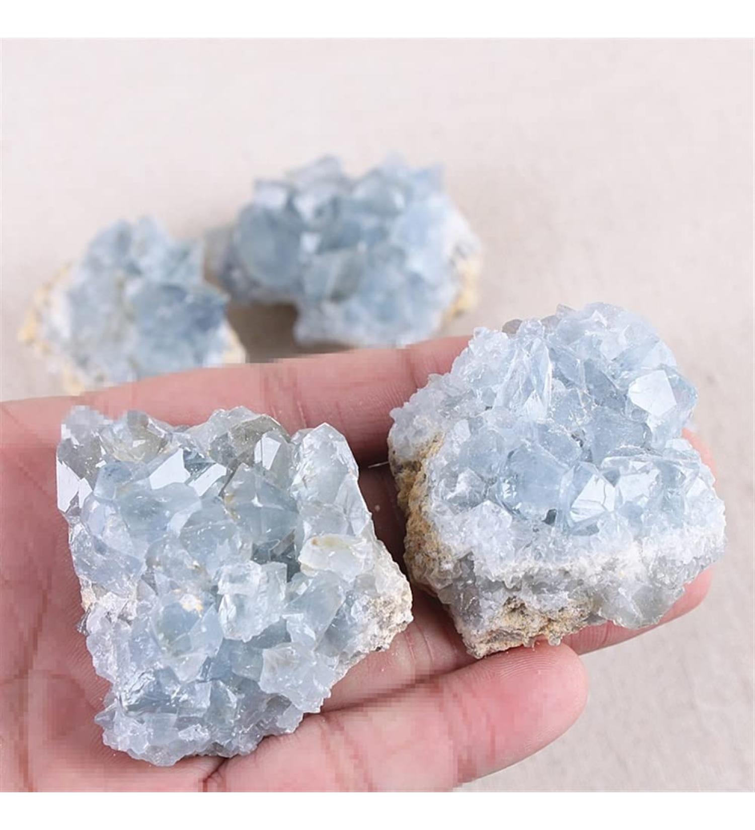 Gift Natural Blue Lapis Lazuli Cluster Crystal Stone Suitable as Gift fack of 1 Stone Mineral Specimen 250-300G - Buy Online on GoSupps.com