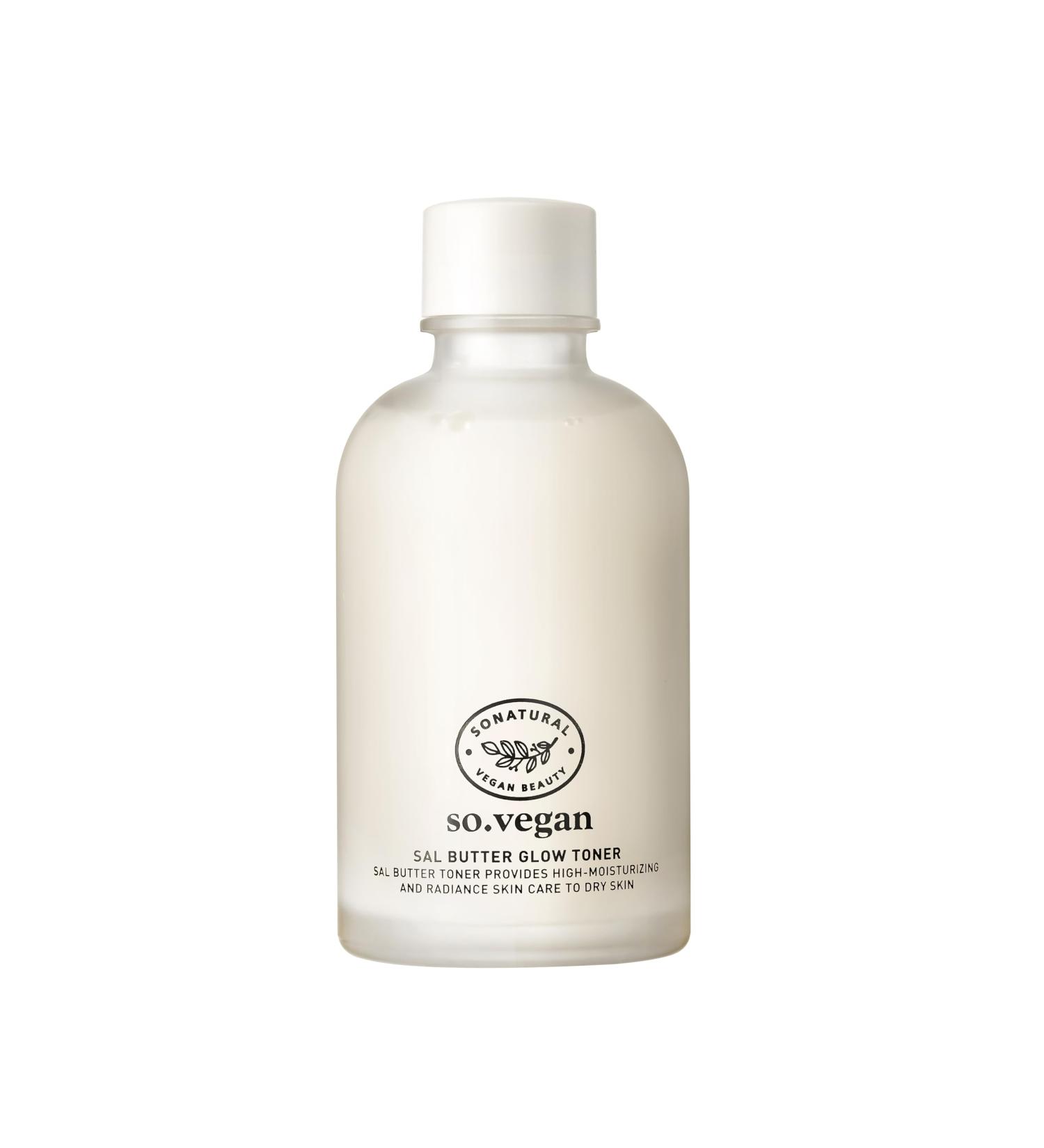 So Natural Powder4room Sal Butter Glow Toner - Hydrating Face Toner for Dry Skin | 5 fl oz (150ml) | Milky & Creamy Formula - Buy Online on GoSupps.com