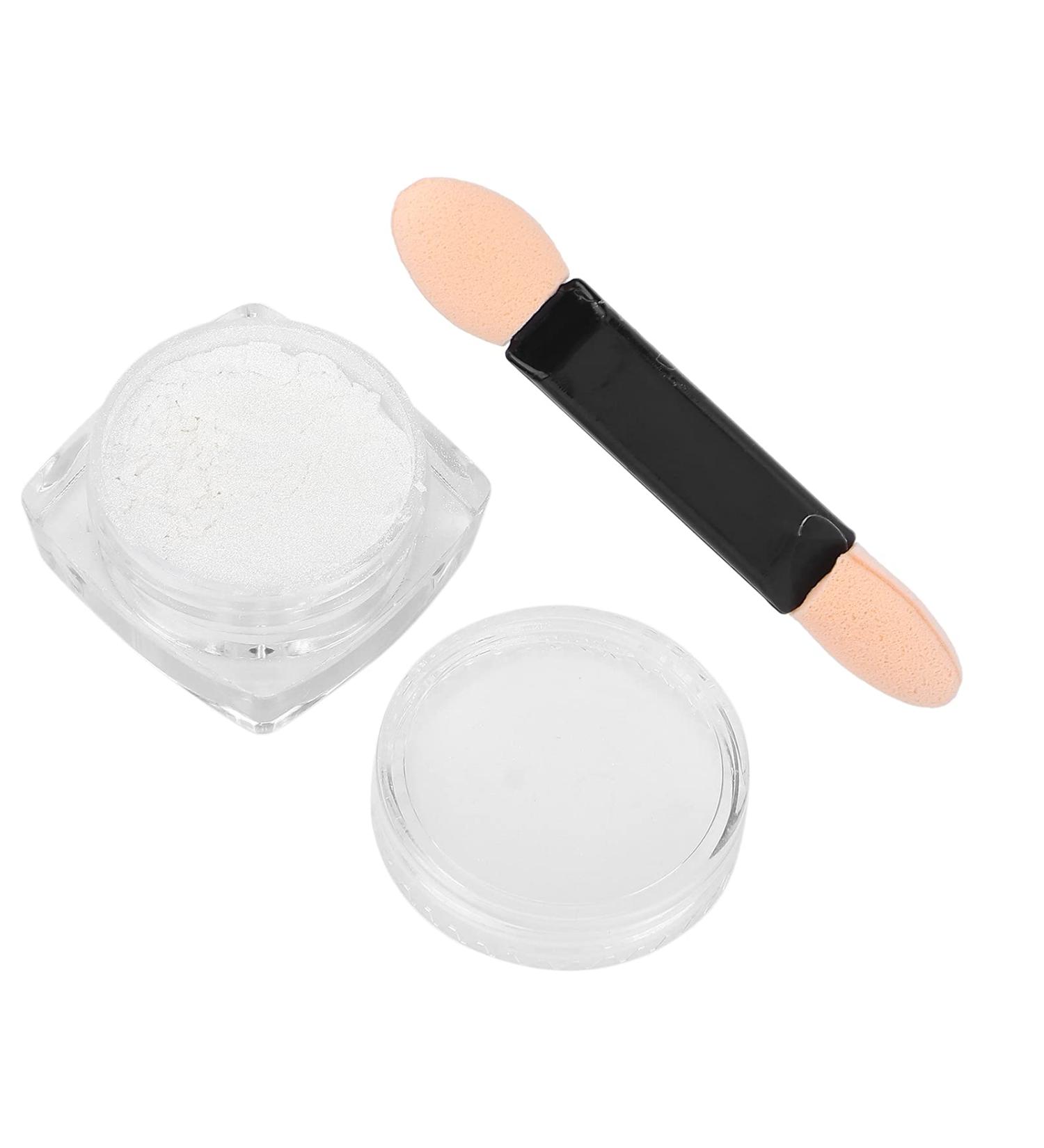 Mirror Effect Chrome Powder Chrome Nail Art Powder Fine Powder Safe Lasting for Home Use for Nail Technician - Buy Online on GoSupps.com