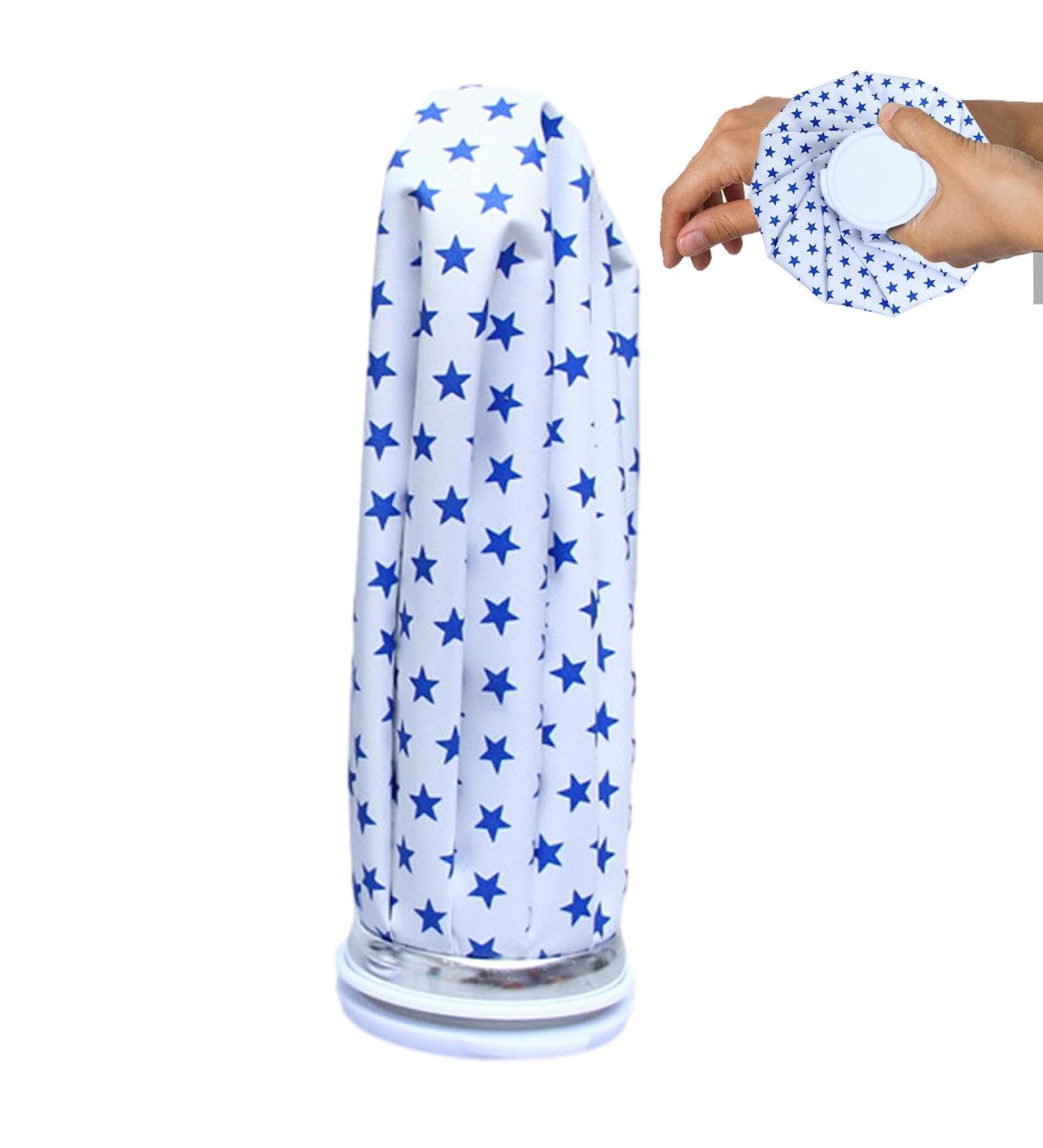 Reusable Ice Packs Waterproof Heat Resistant Ice Bags - Camping Hiking Ball Playing Ice Bag for Fever Toothache Sprain Headache Bruises Bumps Spasms Aezon Pentagram Medium - Buy Online on GoSupps.com