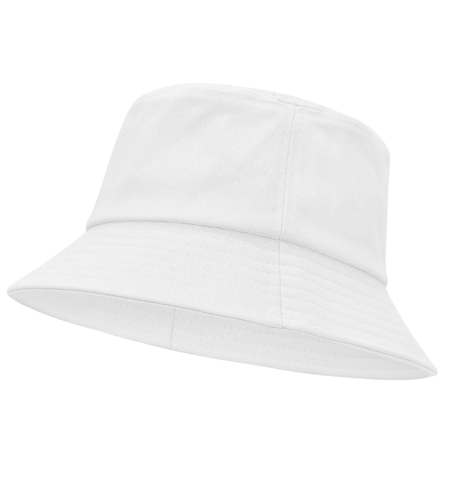 Durio Bucket Hat for Women - Packable Beach Sun Hat for Teens & Travel - One Size, White - Buy Online on GoSupps.com