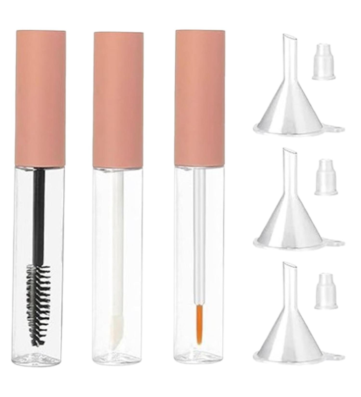 Empty Mascara Tube and Wand Clear Mascara Tube Mascara Containers Empty 3PCS 10ml Empty Lip Gloss Tubes Transparent Empty Eyeliner Tube with Rubber Inserts and Funnels for DIY Castor Oil Type 2 1 Set Type 2 - Buy Online on GoSupps.com