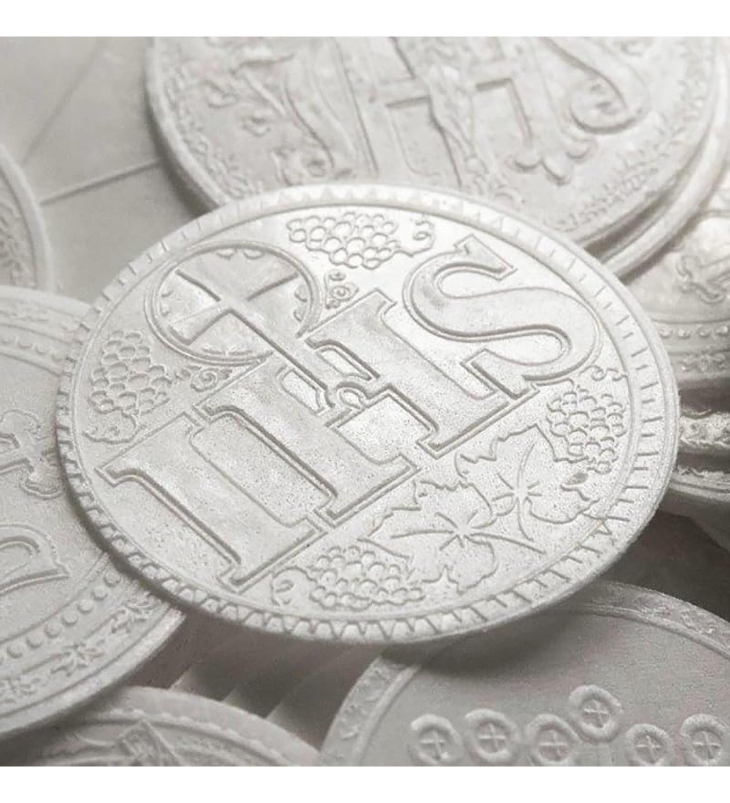 Traditional Altar Bread Hosts White 2 3/4" Pack of 100 with Special Designs - Buy Online on GoSupps.com