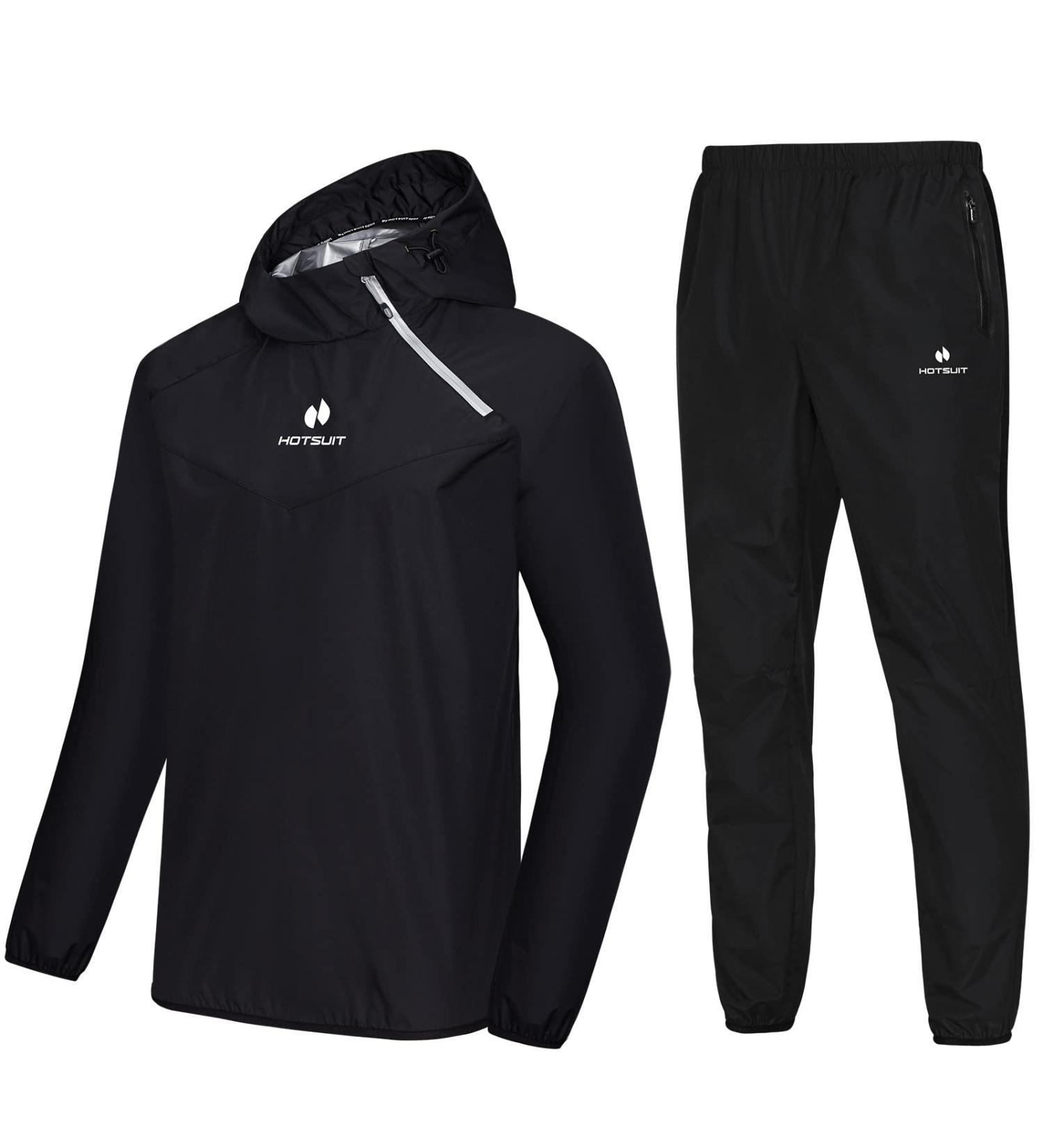 Buy HOTSUIT Nano-Silver V2.0 Men's Sweat Jacket & Tracksuit | Fitness Sports Suit for Effective Training - International Shipping - Buy Online on GoSupps.com