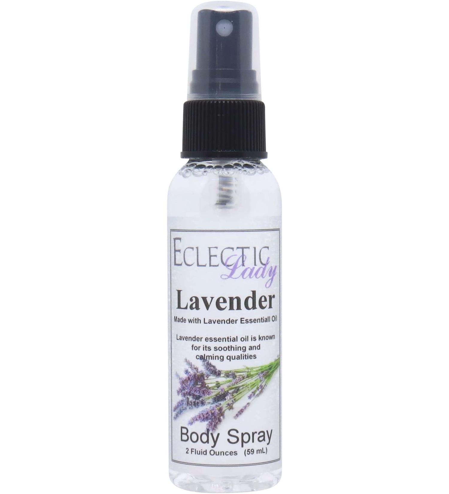 Lavender Essential Oil Body Spray 2 ounces Body Mist for Women with Clean Light & Gentle Fragrance Long Lasting Perfume with Comforting Scent for Men & Women Cologne with Soft Subtle Aroma For 2 Fluid Ounces - Buy Online on GoSupps.com