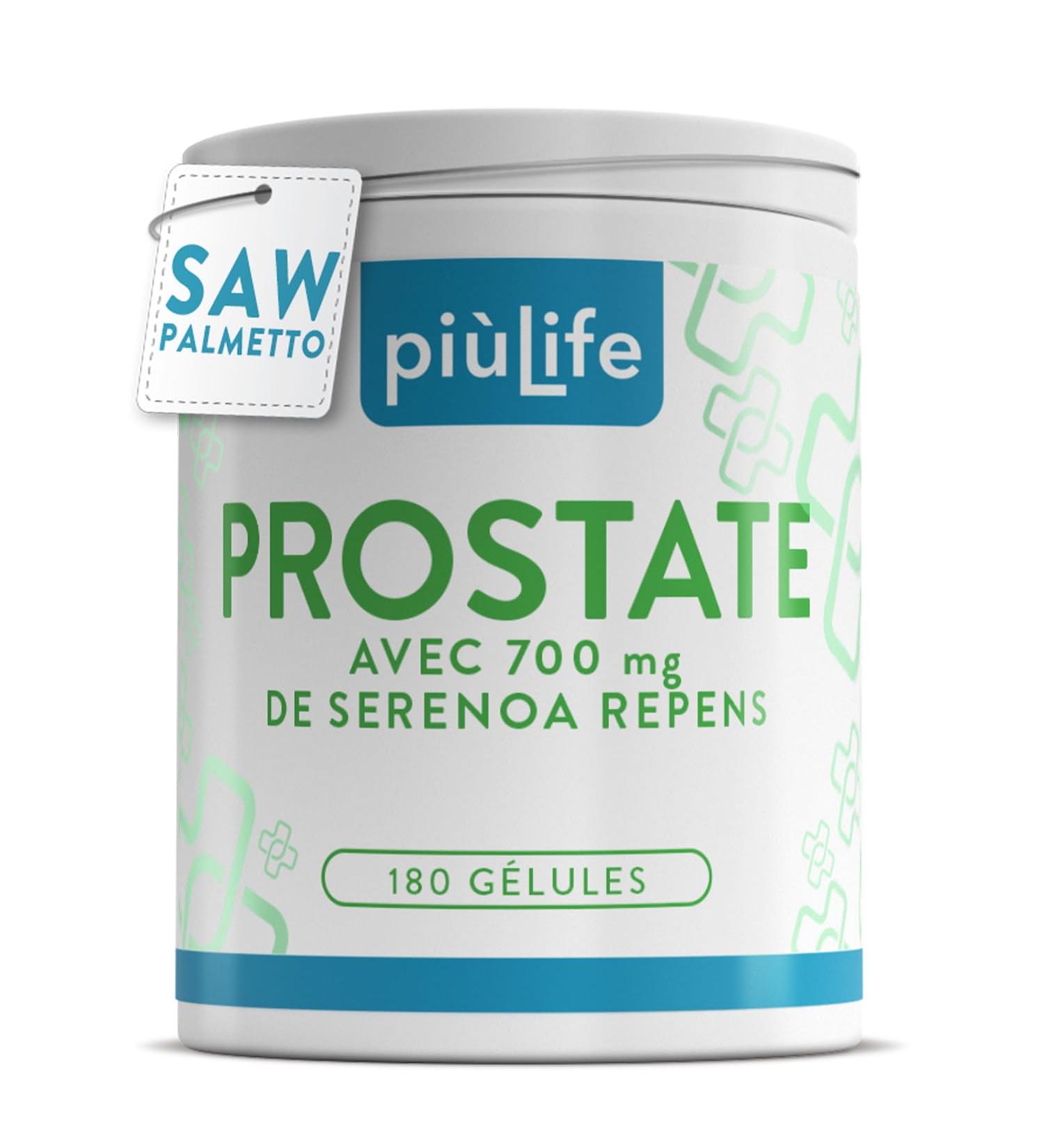 Saw Palmetto Prostate et Confort Urinaire Palmier Nain G lules 700mg par dose Pi Life 2/Jour Avec Pygeum Africanum et Myrtille Antioxydant 180 G lules Health Man 180 unit (Lot de 1) - Buy Online on GoSupps.com