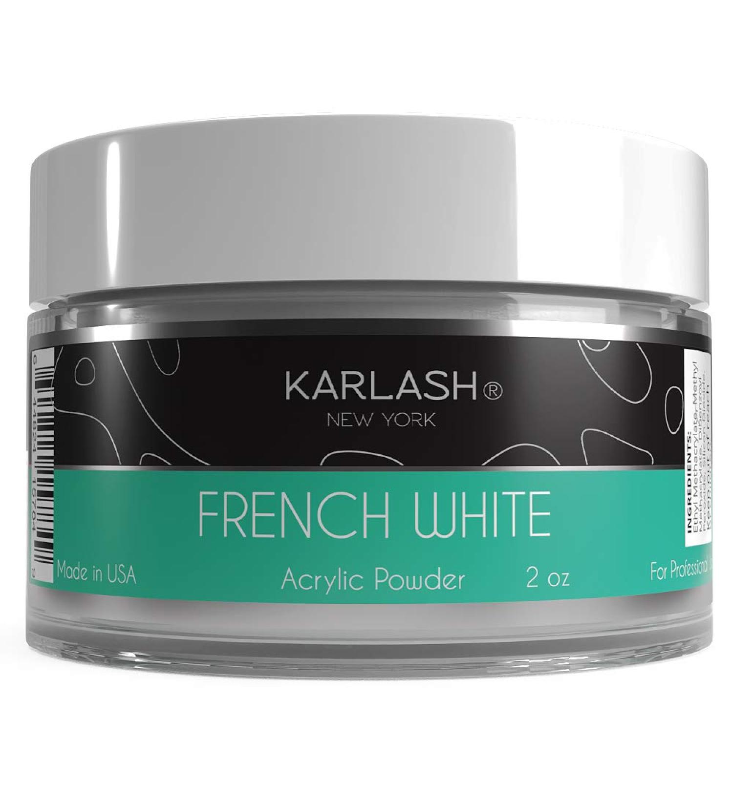 Karlash Professional Acrylic Powder 2 oz (French White 2 oz)