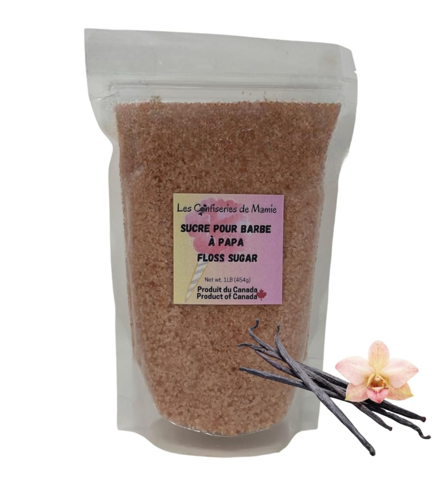 Floss Sugar/Sucre pour barbe papa (Pink vanila/Vanille rose)