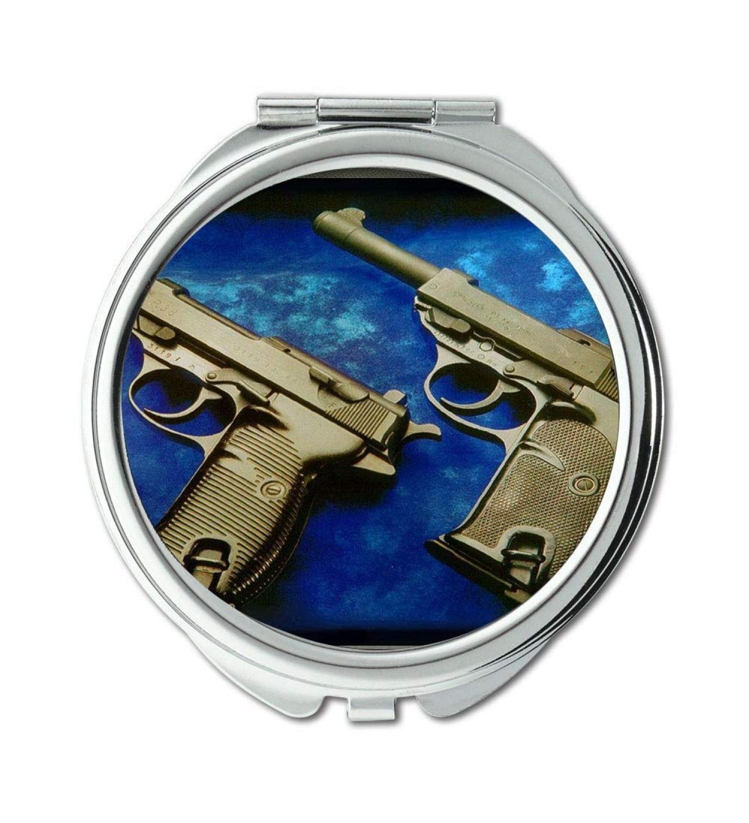 YENDOSTEEN Mirror makeup mirror pistol pete Round Mirror new gun pocket mirror portable mirror - Buy Online on GoSupps.com