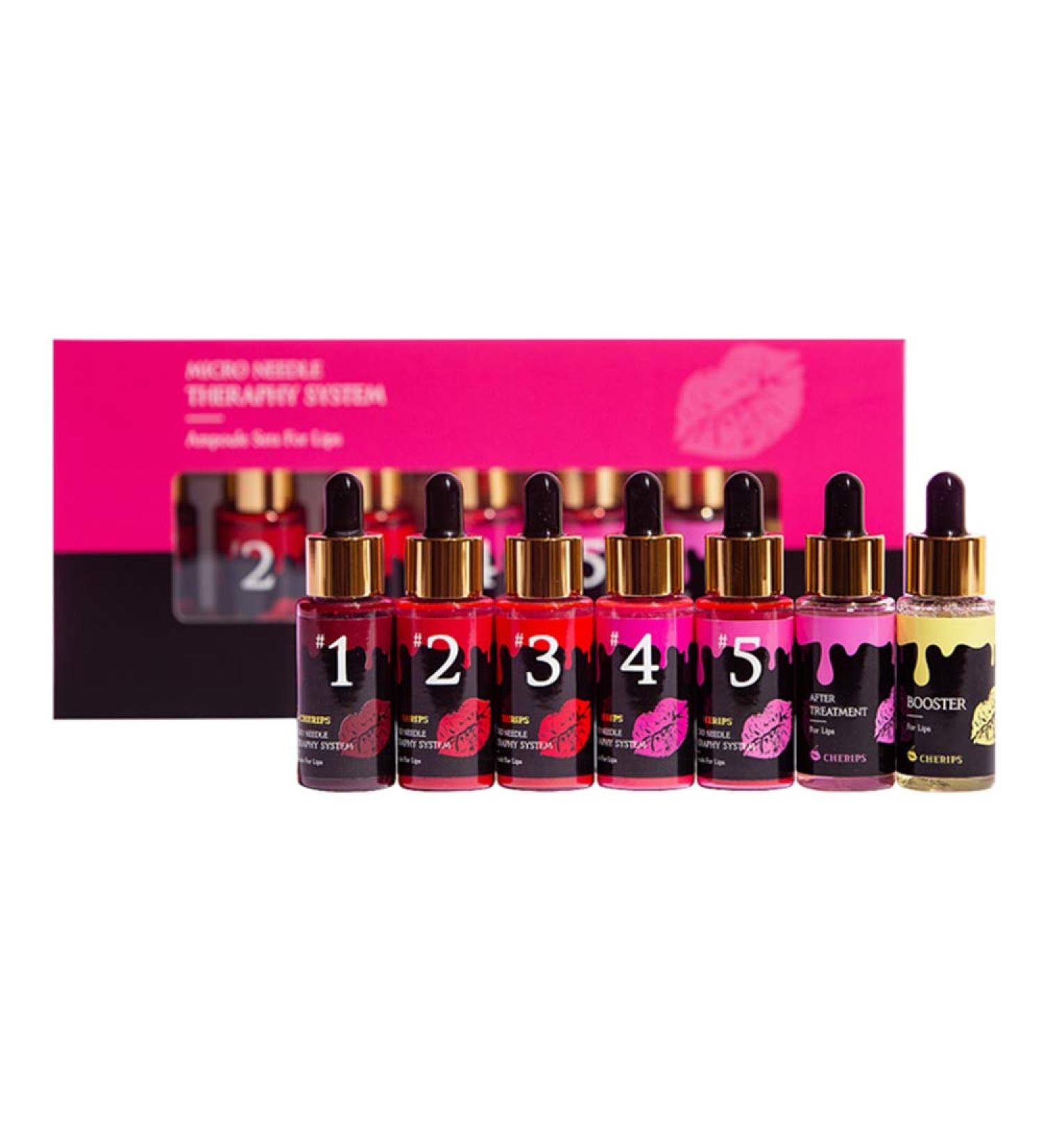STAYVE BB Glow Lips Cherips Ampoules Kit 7x30ml + 1 Free Brow & Eyelash Serum - Buy Online on GoSupps.com