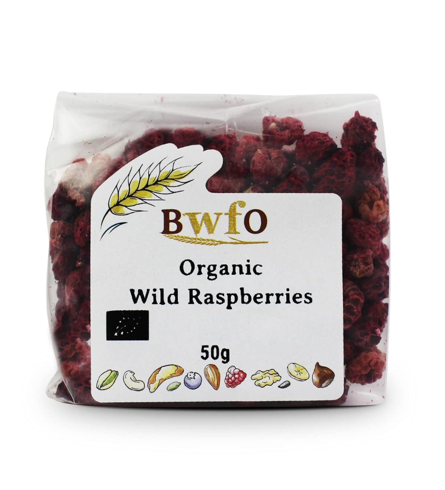 Organic Wild Raspberries 50g (BWFO)