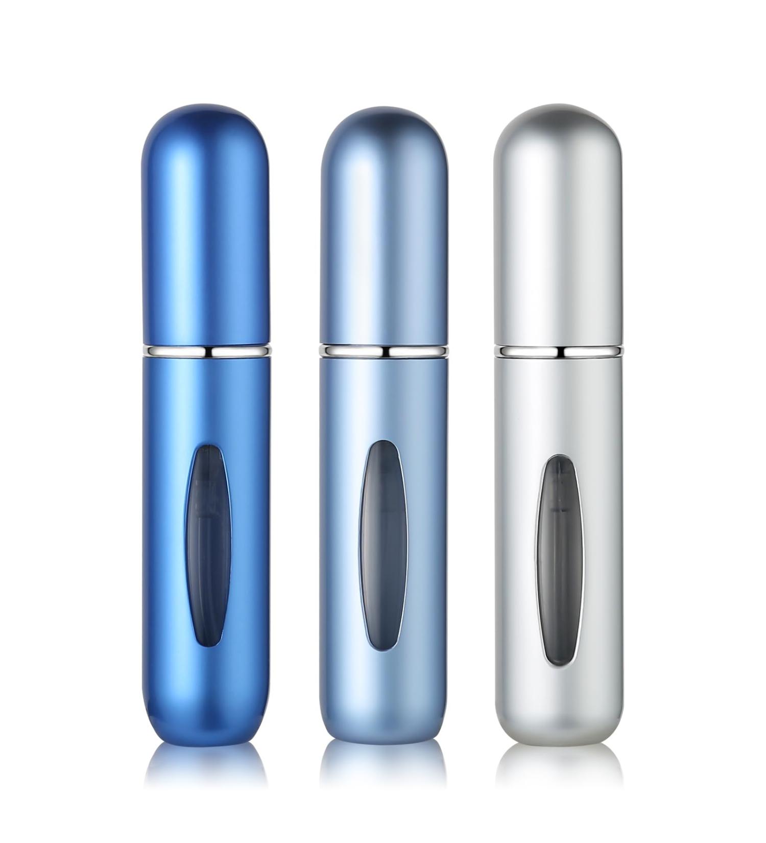 OUMOR Travel Perfume Atomizer Refillable Atomizer Sprayer for Perfume Cologne Spray Bottle Refillable and Portable Fragrance Bottle for Travel Cologne Bottle Refillable for Men Women (3 colors B) - Buy Online on GoSupps.com