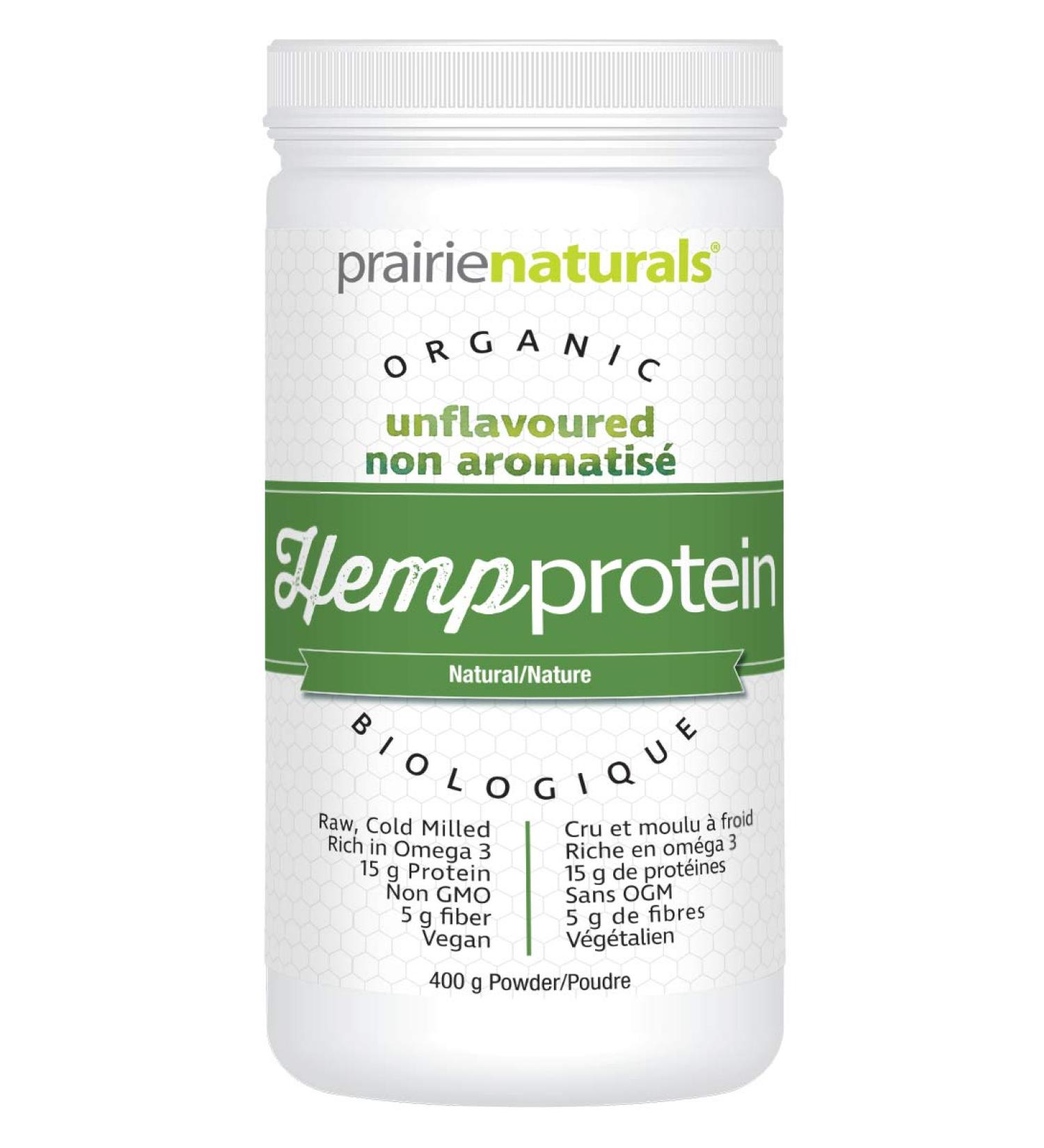 Buy Prairie Naturals Organic Raw Hemp Protein - 14 Ounce | High-Quality Protein - International Shipping Available - Buy Online on GoSupps.com