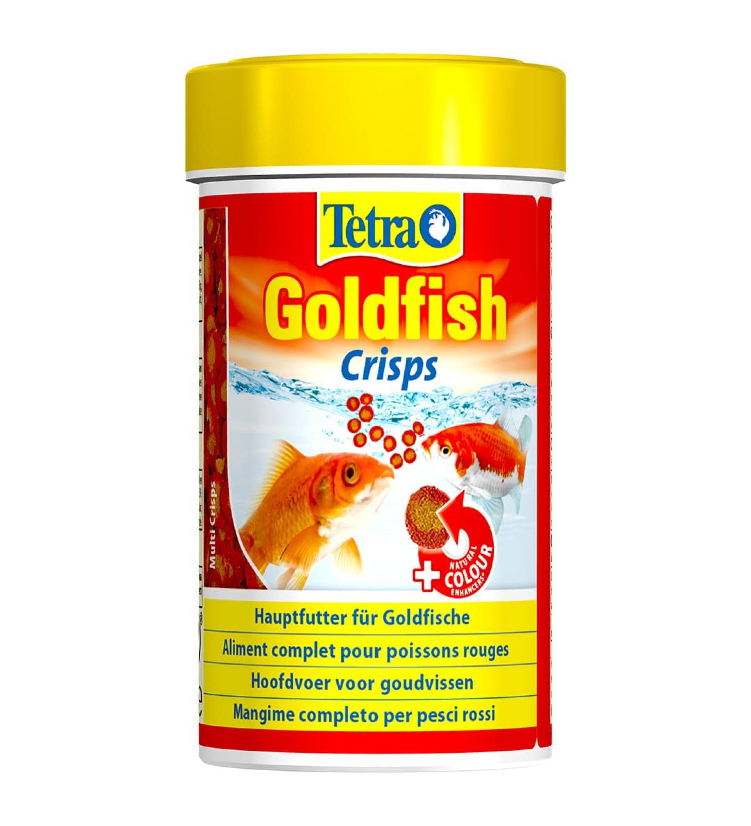 Tetra Goldfish Crisps - CRISP -shaped fish feed for all goldfish and other cold water fish 250 ml dose crisp 250 ml (1 Pack)