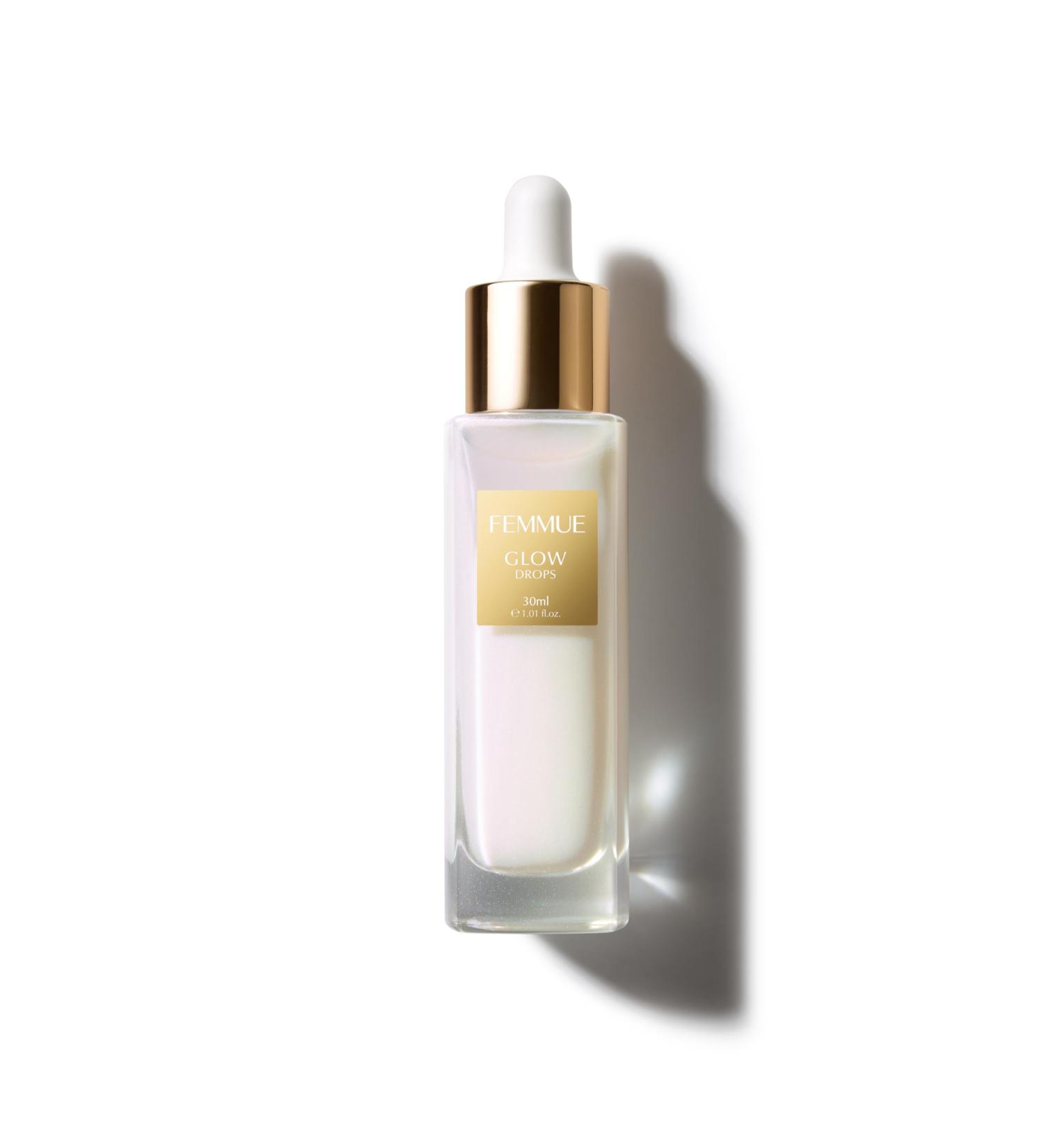 Glow Drops Hydrating Face Serum | Rose Water Hyaluronic Acid & Ceramides | Moisturize & Revive Dry Skin | Korean Skin Care - 1.01 oz - Buy Online on GoSupps.com