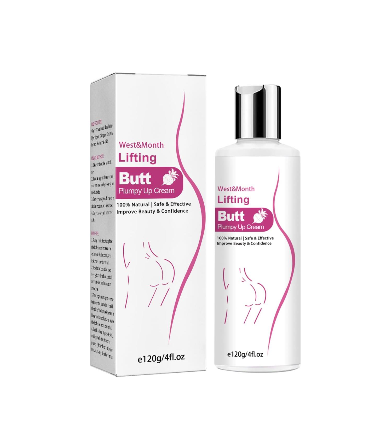 JOYVOIDX Butt Firming Cream with Collagen Hyaluronic Acid and Shea Butter Natural Enhancement Formula for Hip Shaping and Skin Toning Nourishing Body Care 4 Fl Oz - Buy Online on GoSupps.com