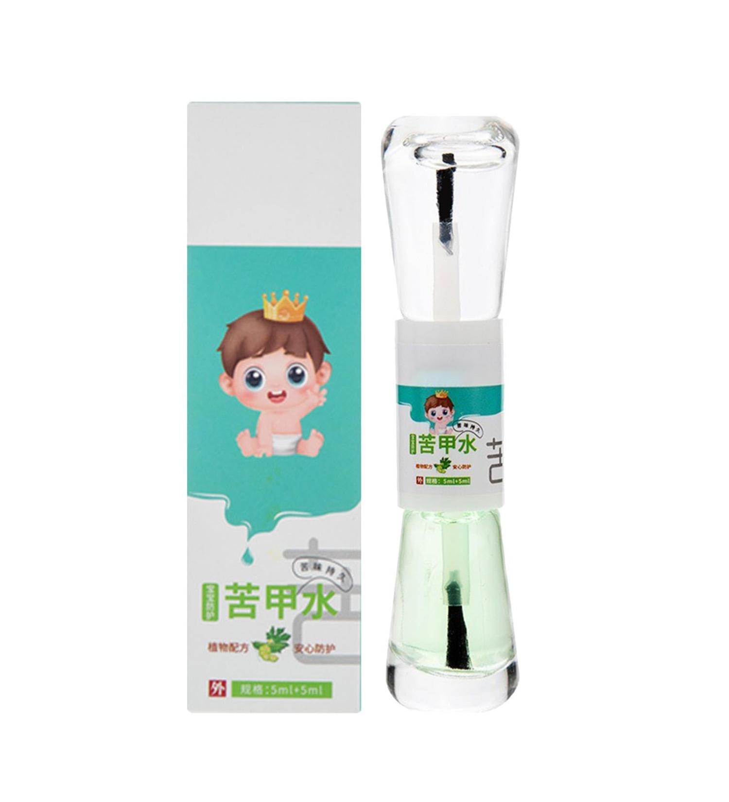  Vibhgtf Children's Anti-Bite Nail Polish - Chewable Cap - 5 ml - Bitter-Flavored Nail Polish for Children - Stops Finger Sucking - Buy Online on GoSupps.com