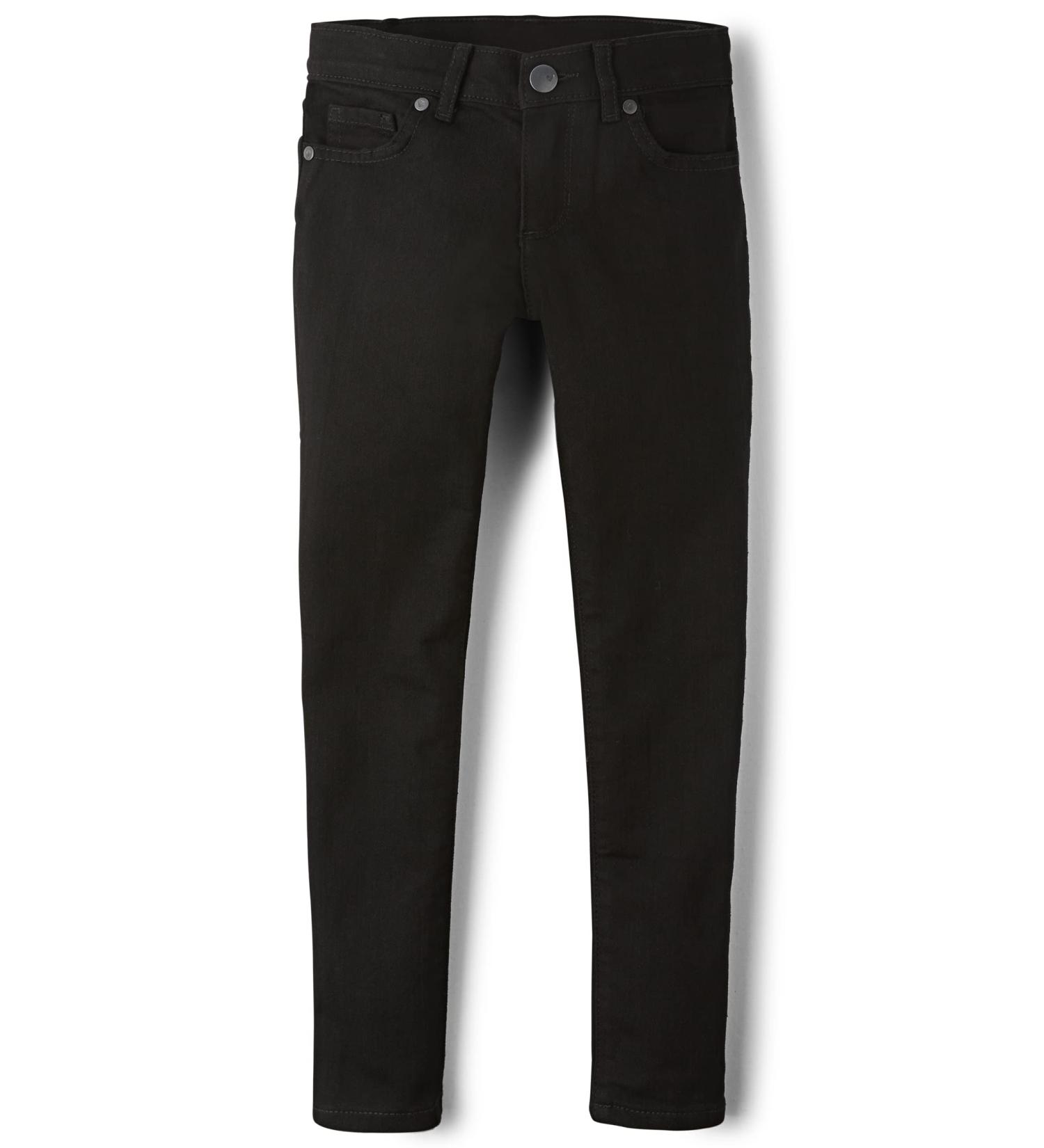 The Children's Place Boy's Stretch Straight Jeans 10 Black Wash