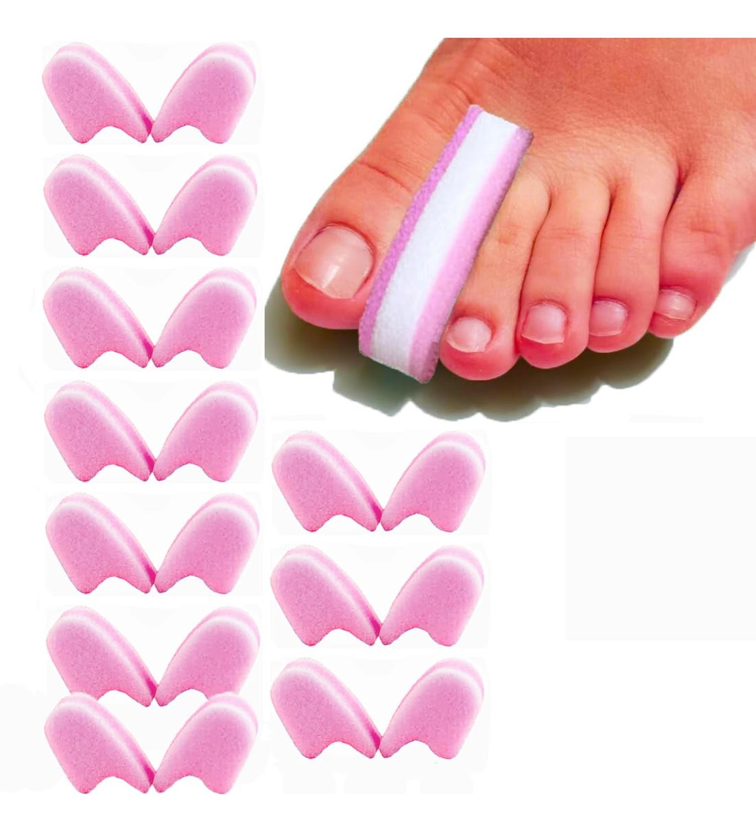 20 Pieces Foam Toe Separator - Relieve Pain Prevent Friction Improve Comfort for Overlapping Toes - Buy Online on GoSupps.com