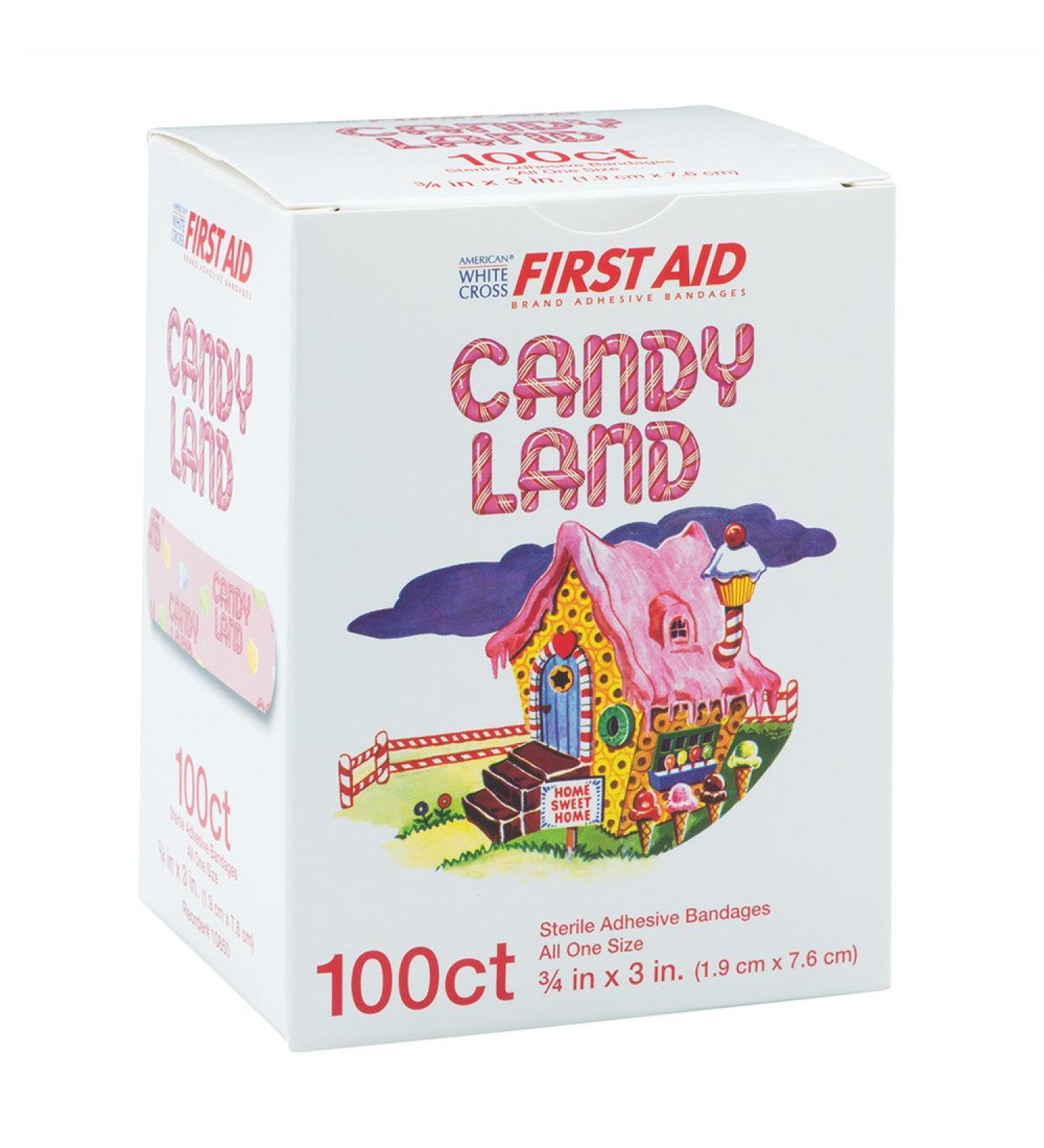 Candy Land Bandages - First Aid Supplies - 100 per Pack