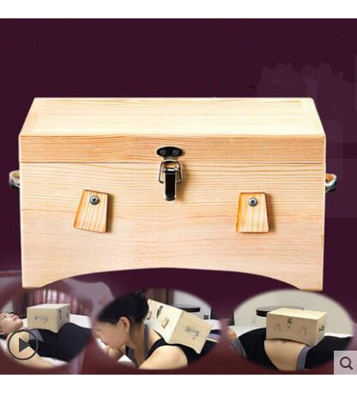 ZAANU Solid Wood Moxibustion Box - Premium Wooden Moxa Burner for Acupuncture Point Massage | International Shipping - Buy Online on GoSupps.com
